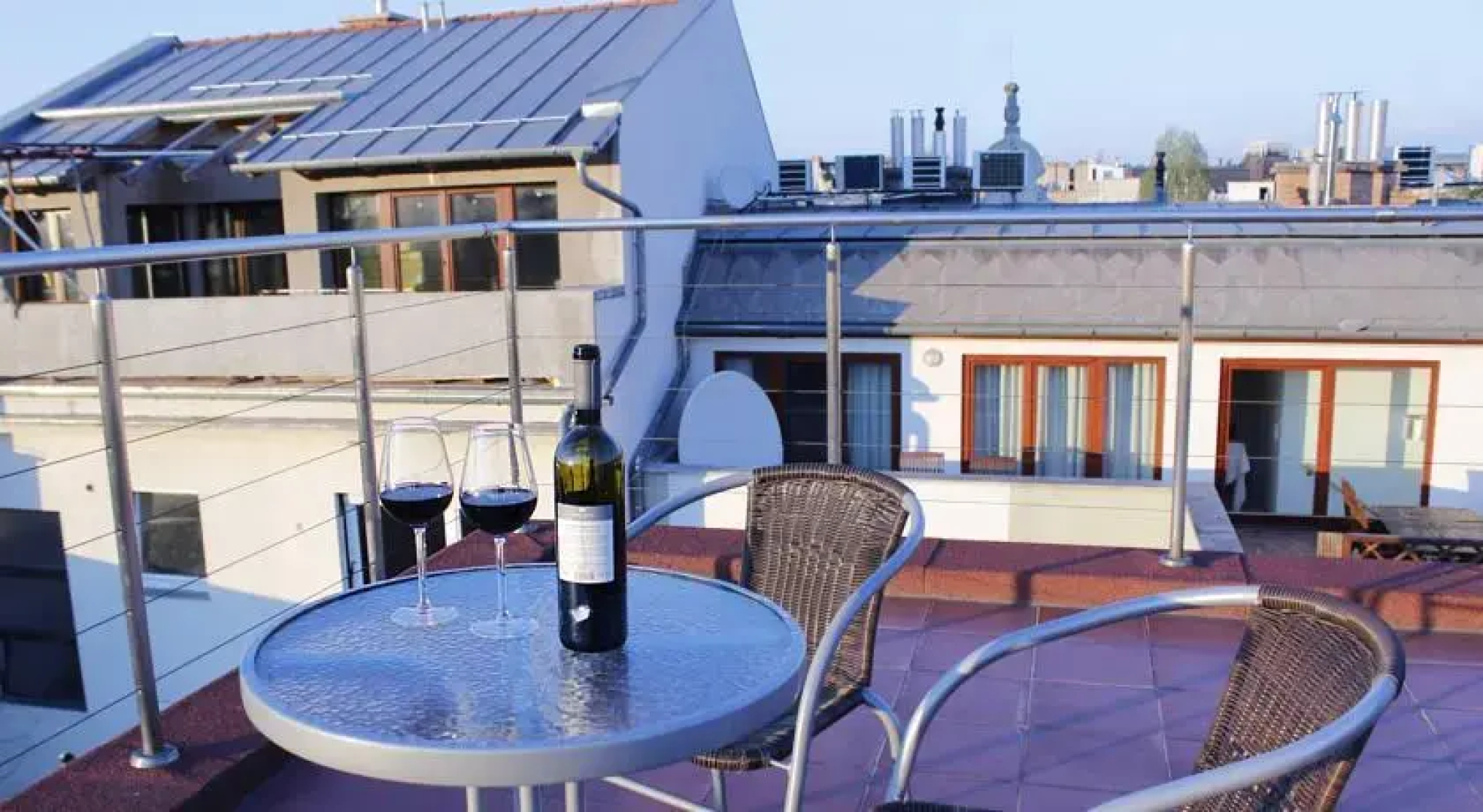 Budapest rooftop penthouse