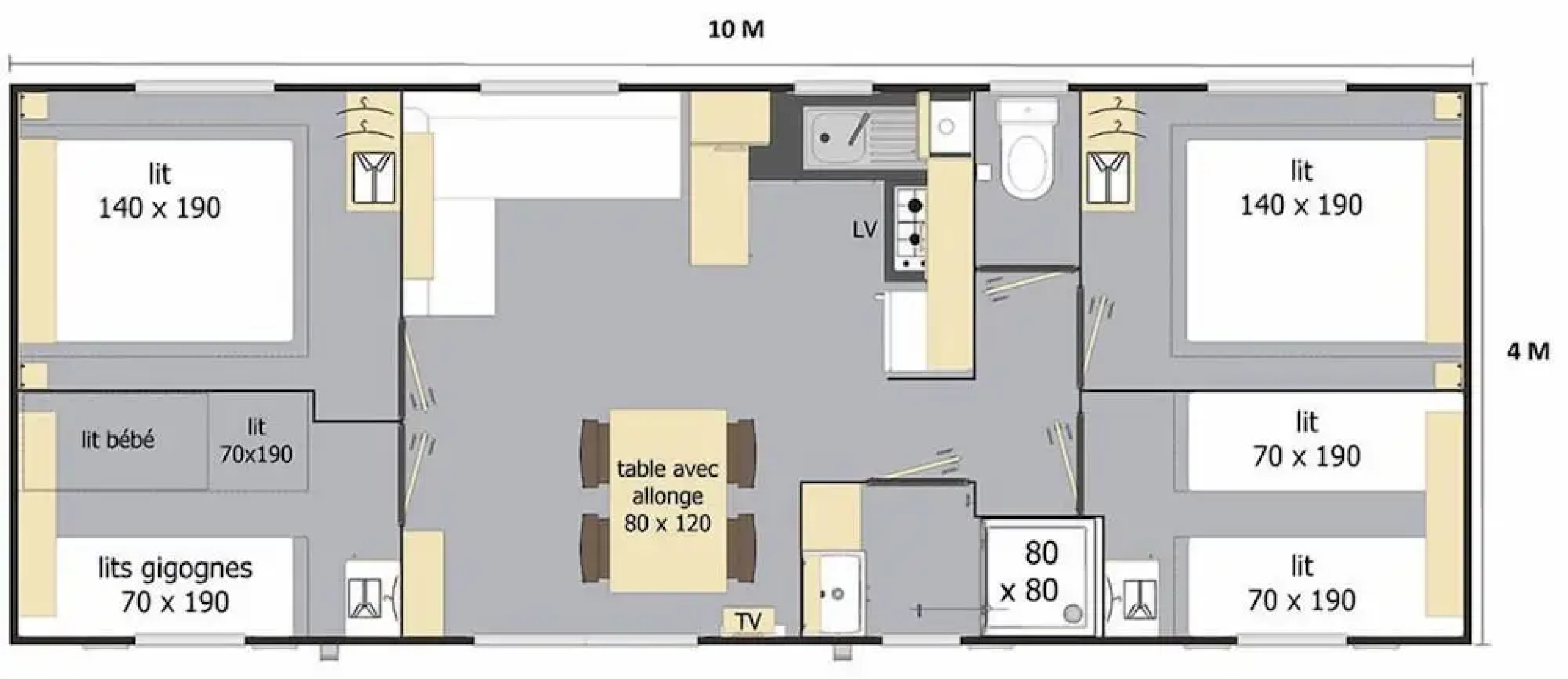 Camping L'évasion - Mobilhomes