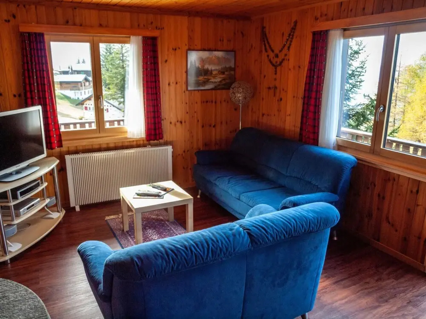 Detached Chalet at the alm in the Car-free Village of Rosswald. Outstanding View