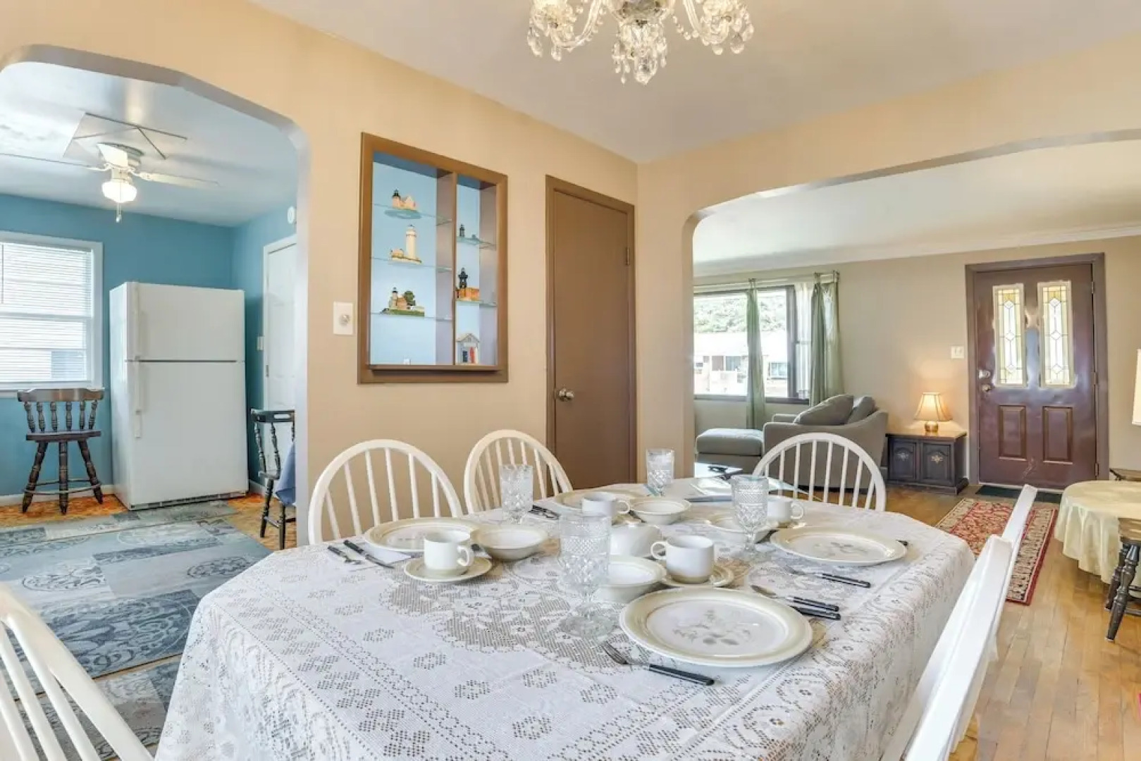 Walk to Beach: Lake-view Home in Alpena!