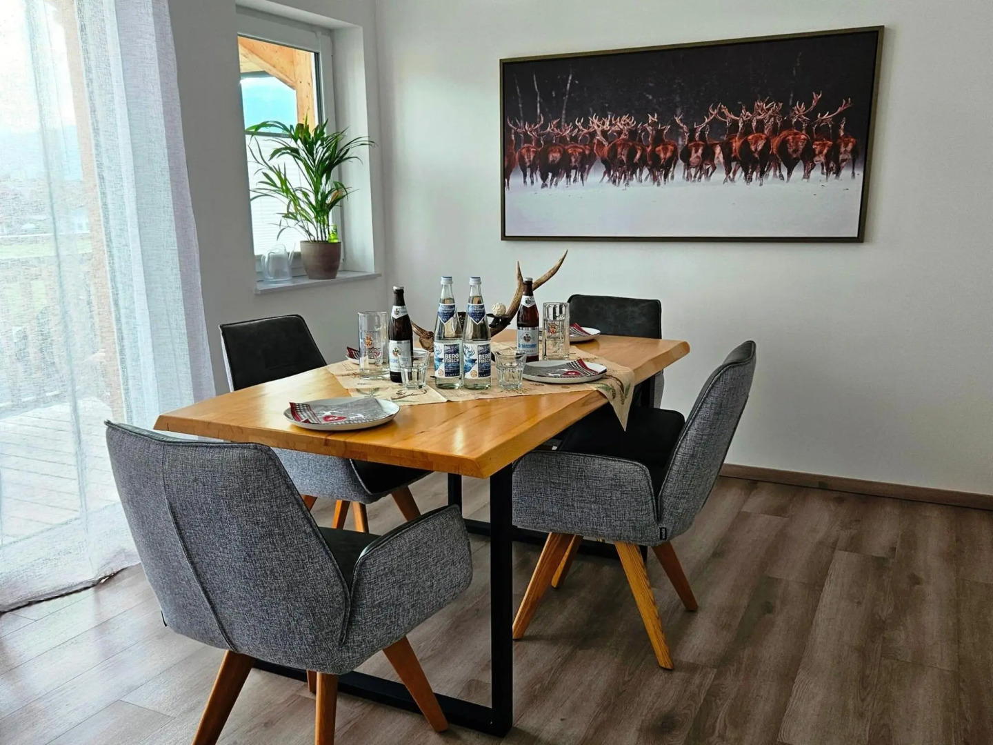 Apartment with sauna and panoramic view in Inzell