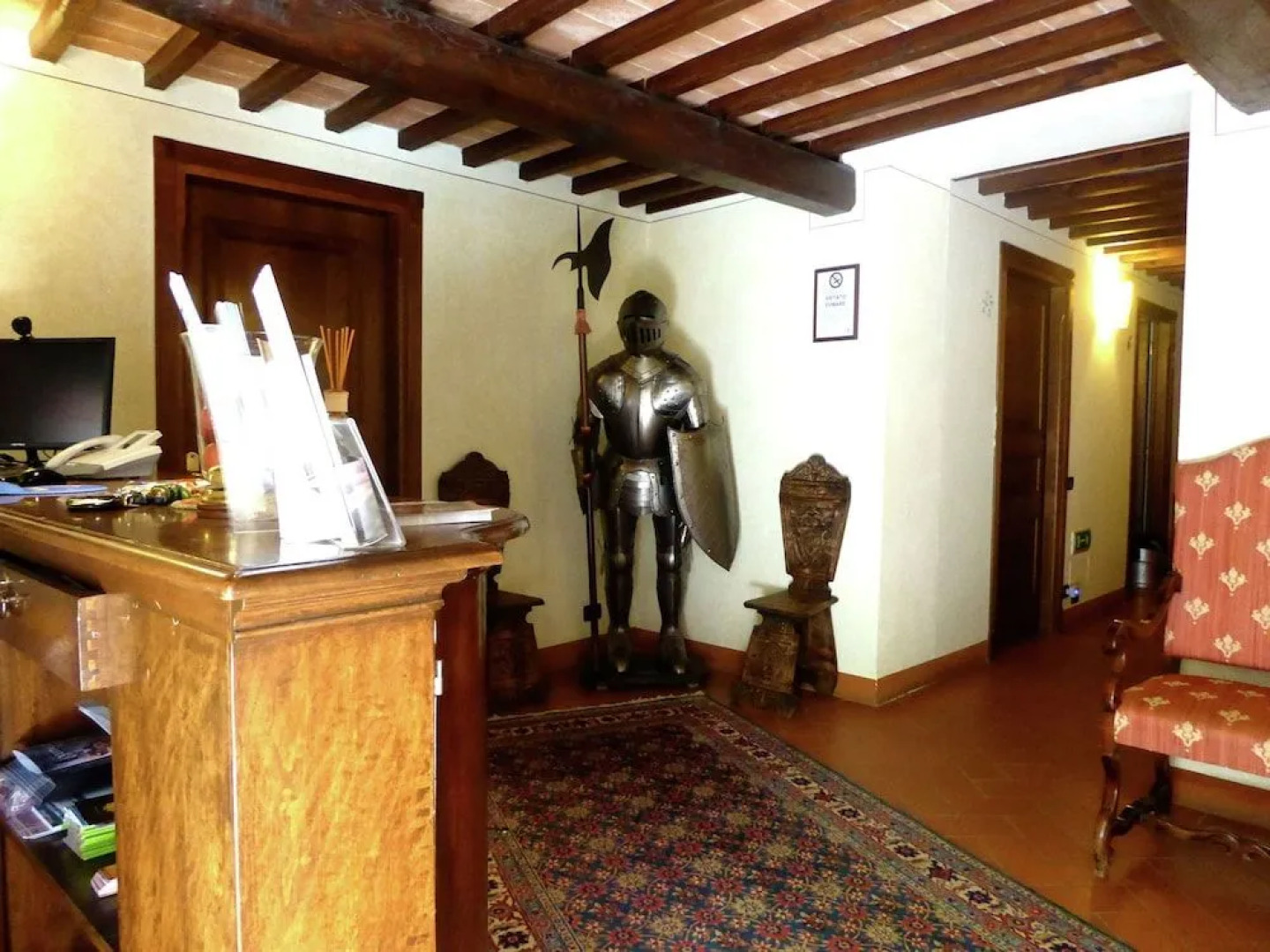 Vintage Castle in Monteriggioni Tuscany near Forest