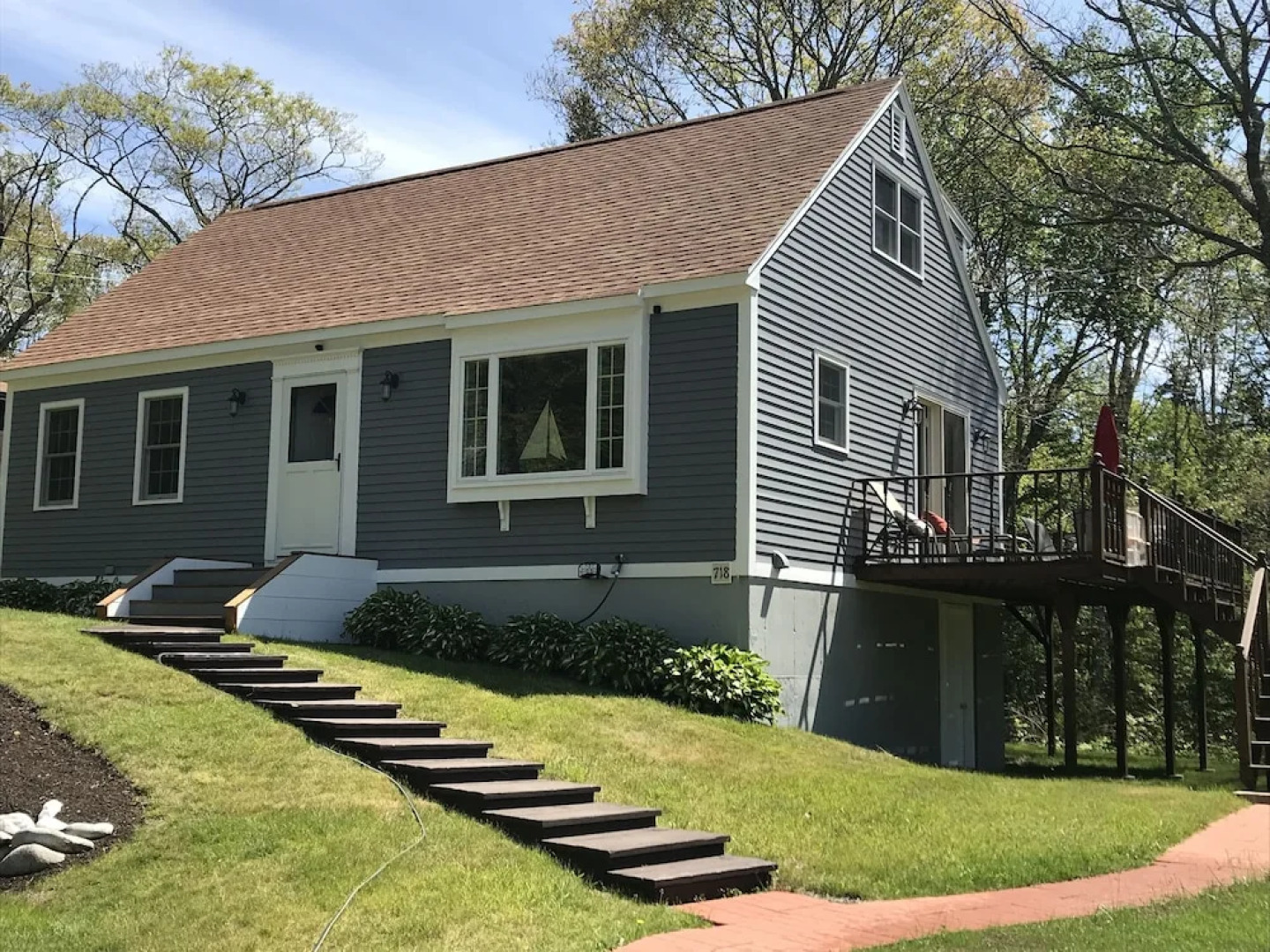 Boothbay Harbor Home by RedAwning