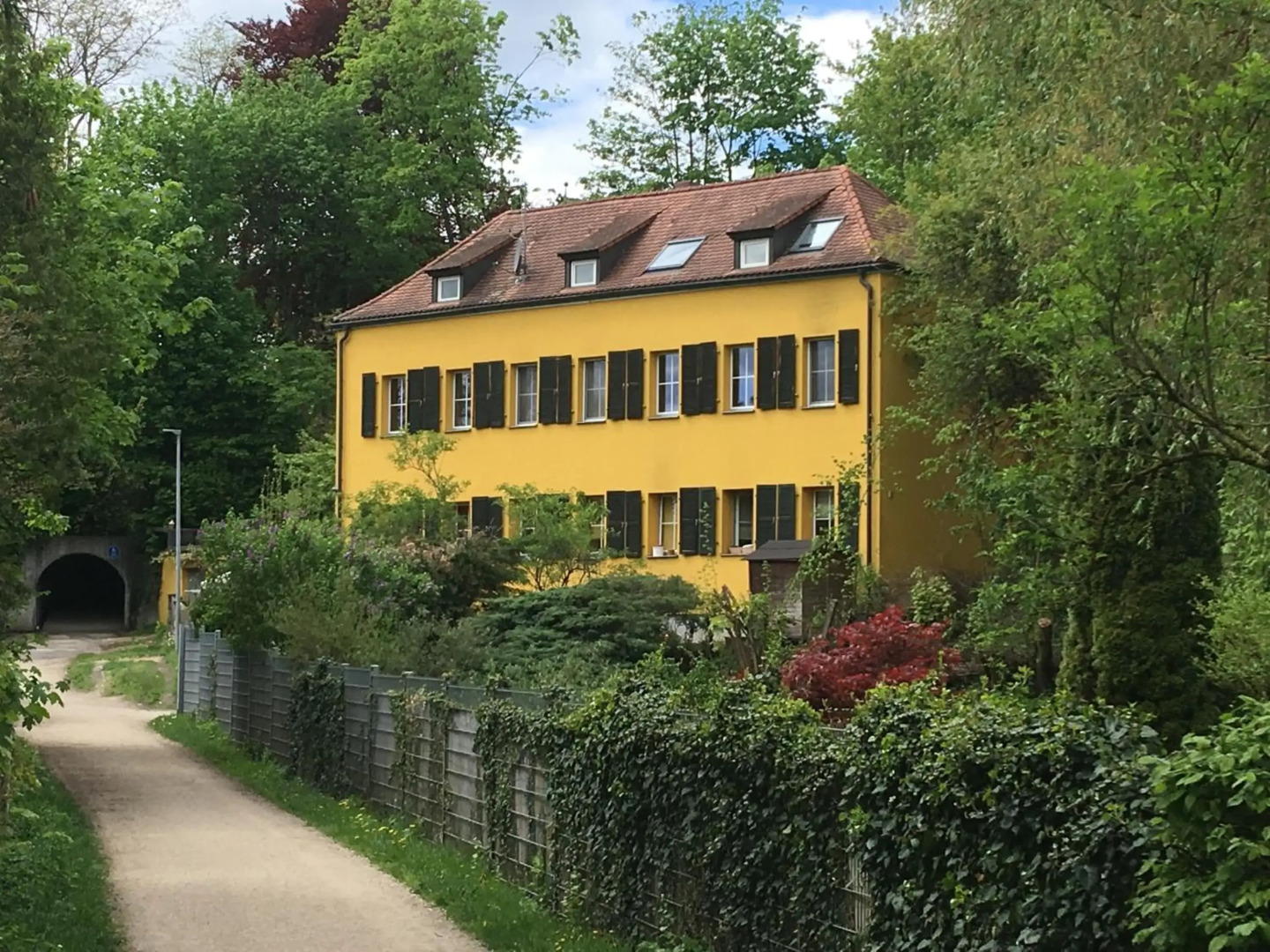 Zentrumsnahe Dachwohnung in grüner Oase