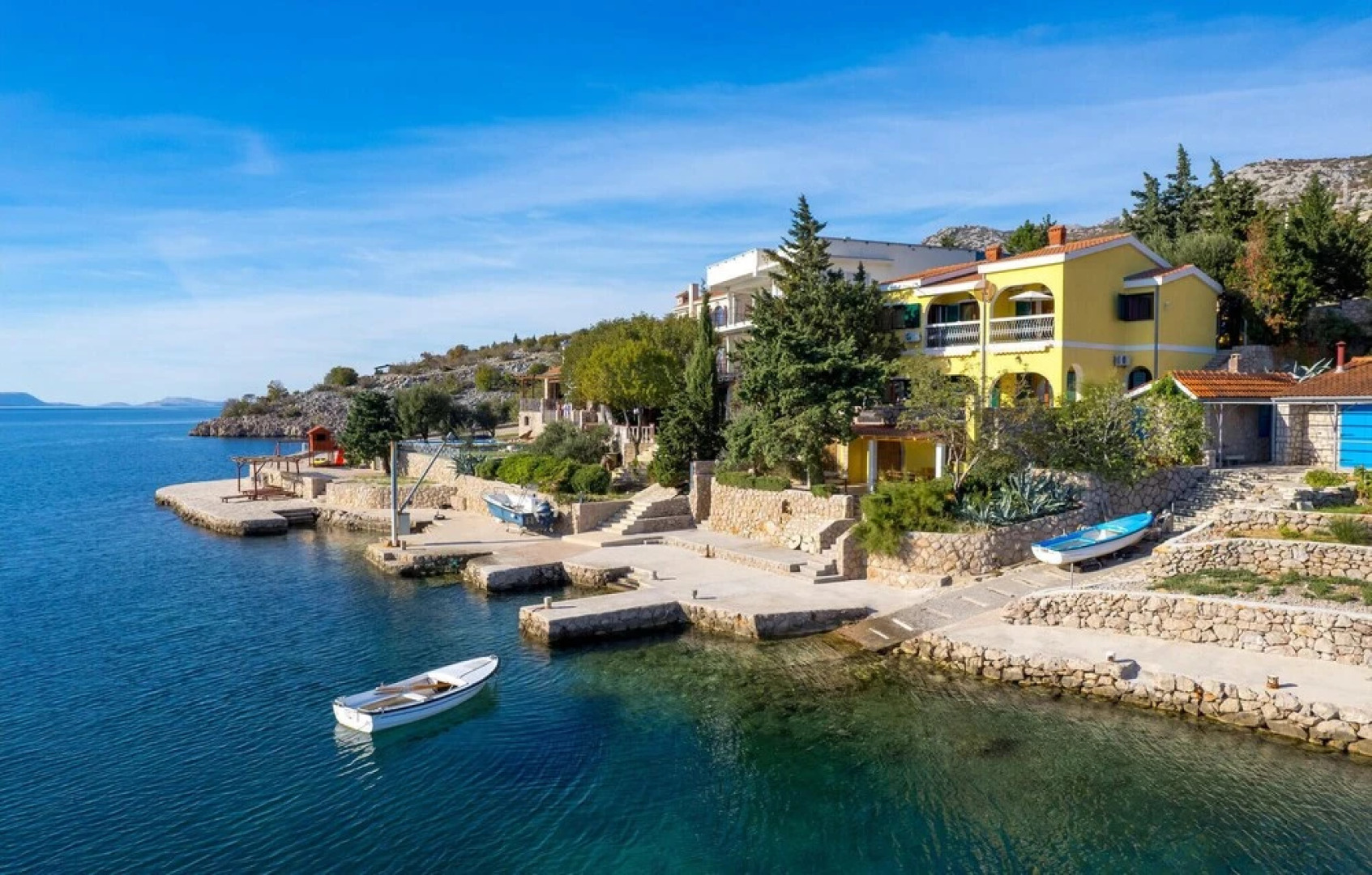 Awesome Apartment in Baric Draga With 1 Bedrooms and Wifi