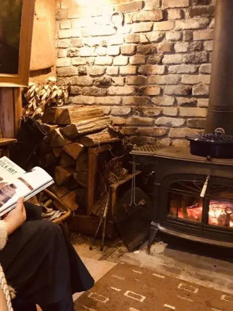 Log Home Pension Wood Inn