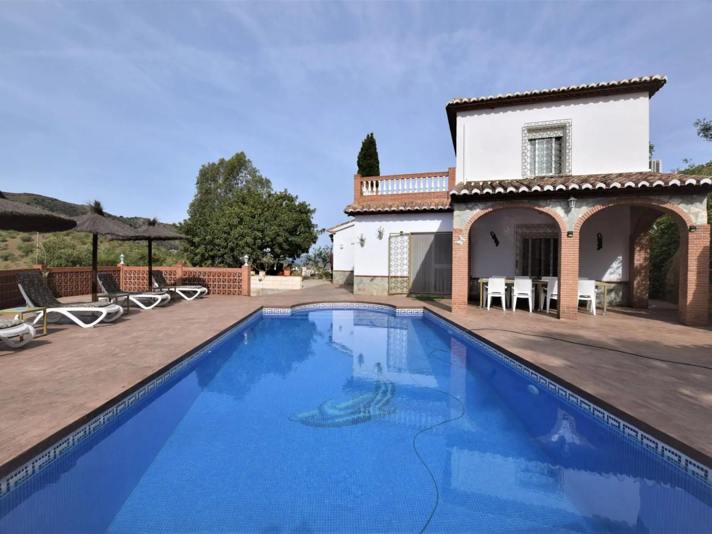 Beautiful detached villa near Arenas with delightful terrace and stunning view