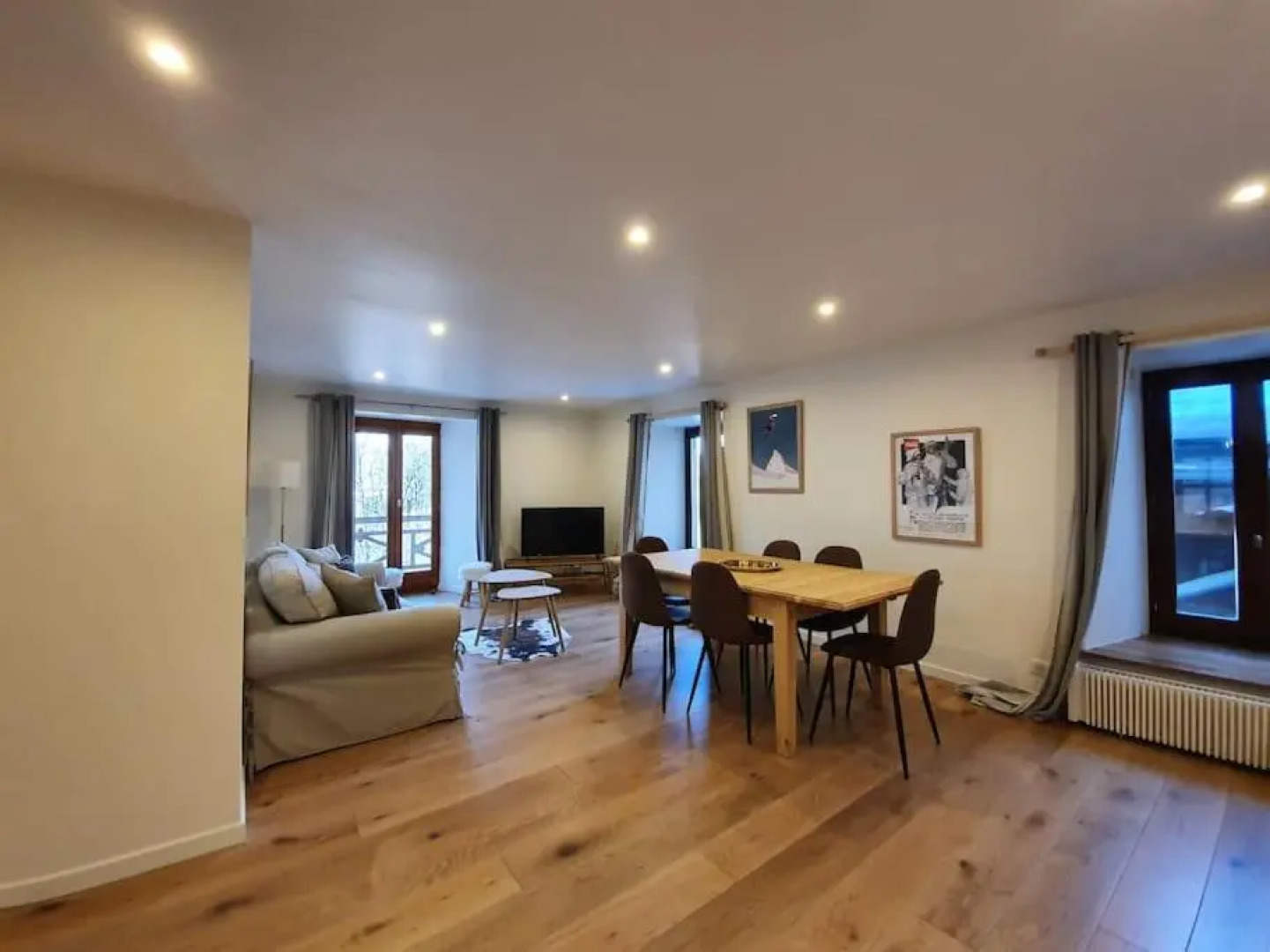 Appartement Marquise de 110m2 avec vue et sauna à 10 min des pistes