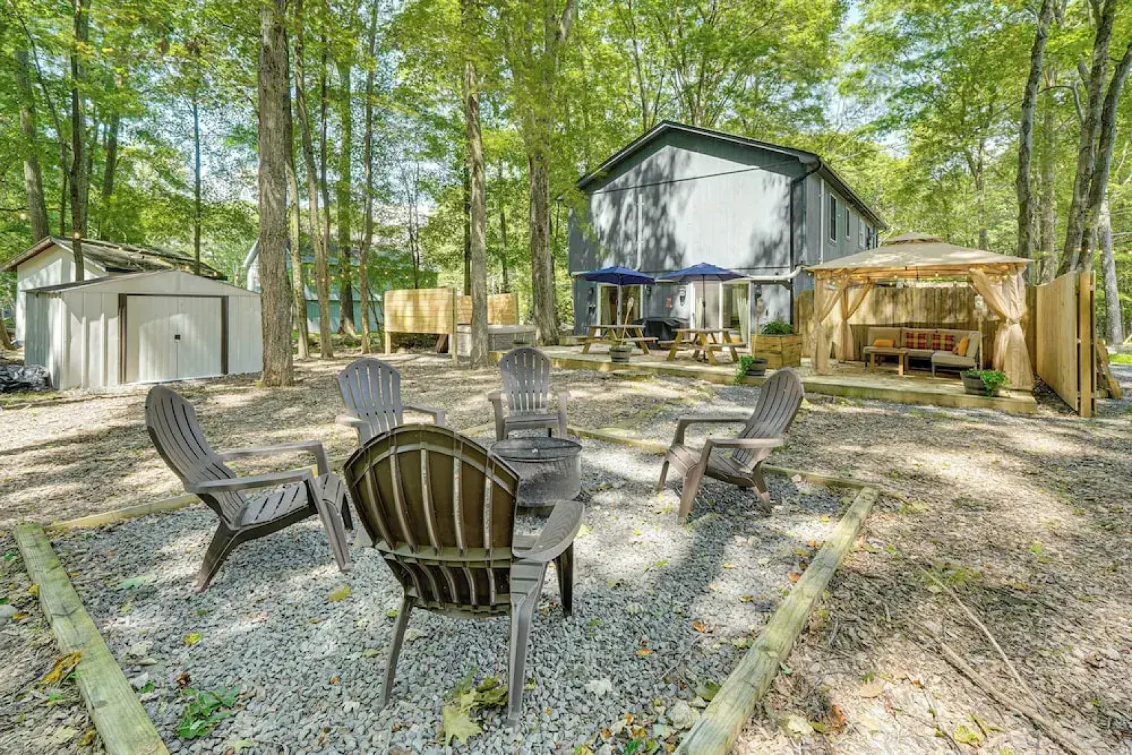 Private Hot Tub: Tree-lined Poconos Home!