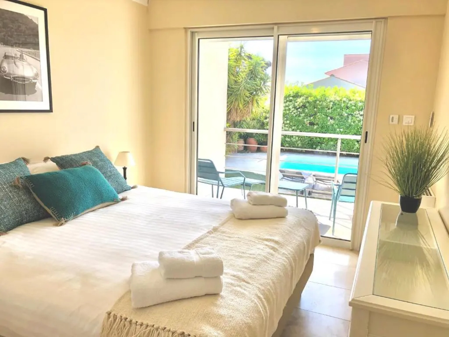 Villa Montfleuri, vieille ville à pieds, vue mer, piscine, 8 pers