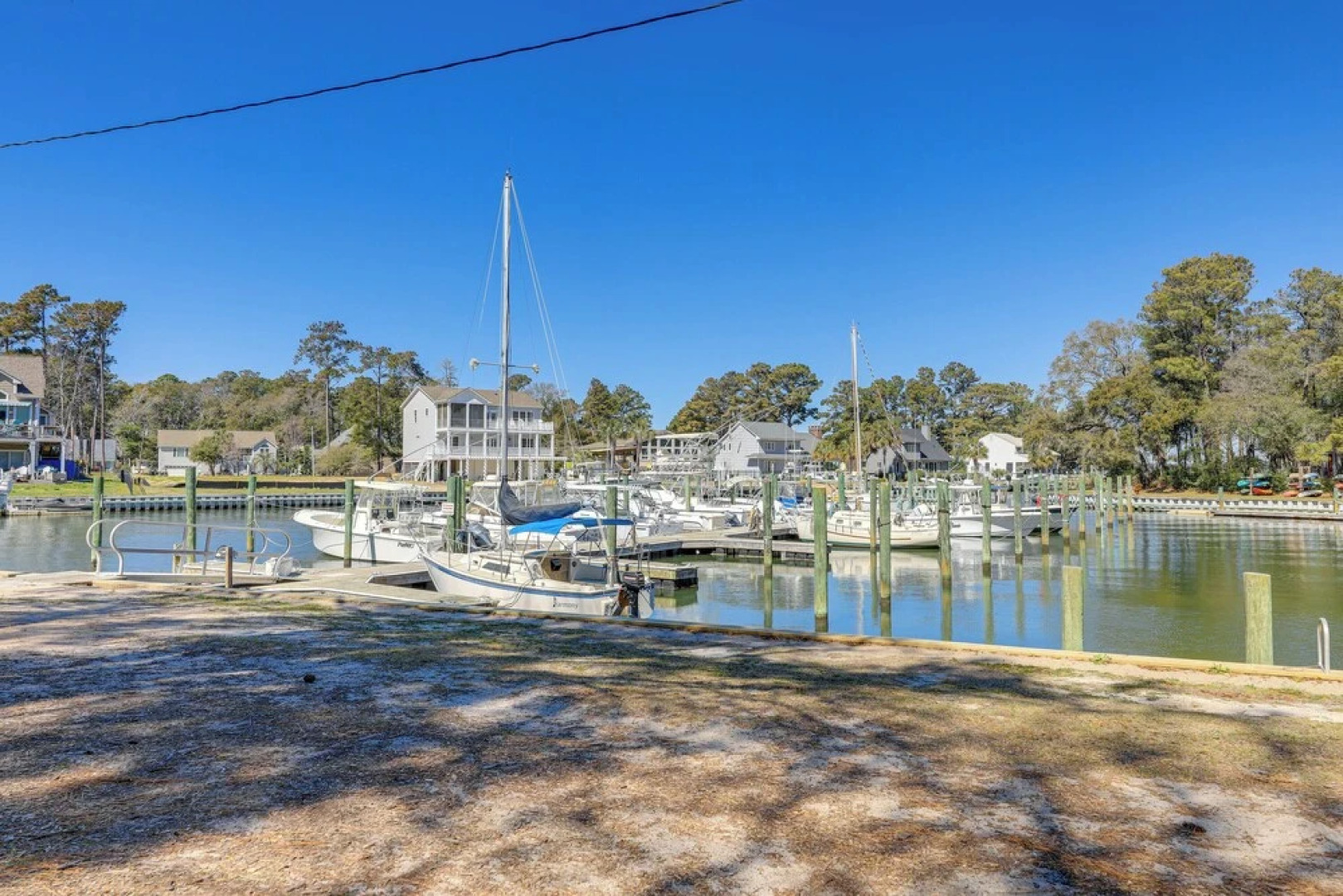 Waterfront Pine Knoll Shores Gem w/ Boat Dock