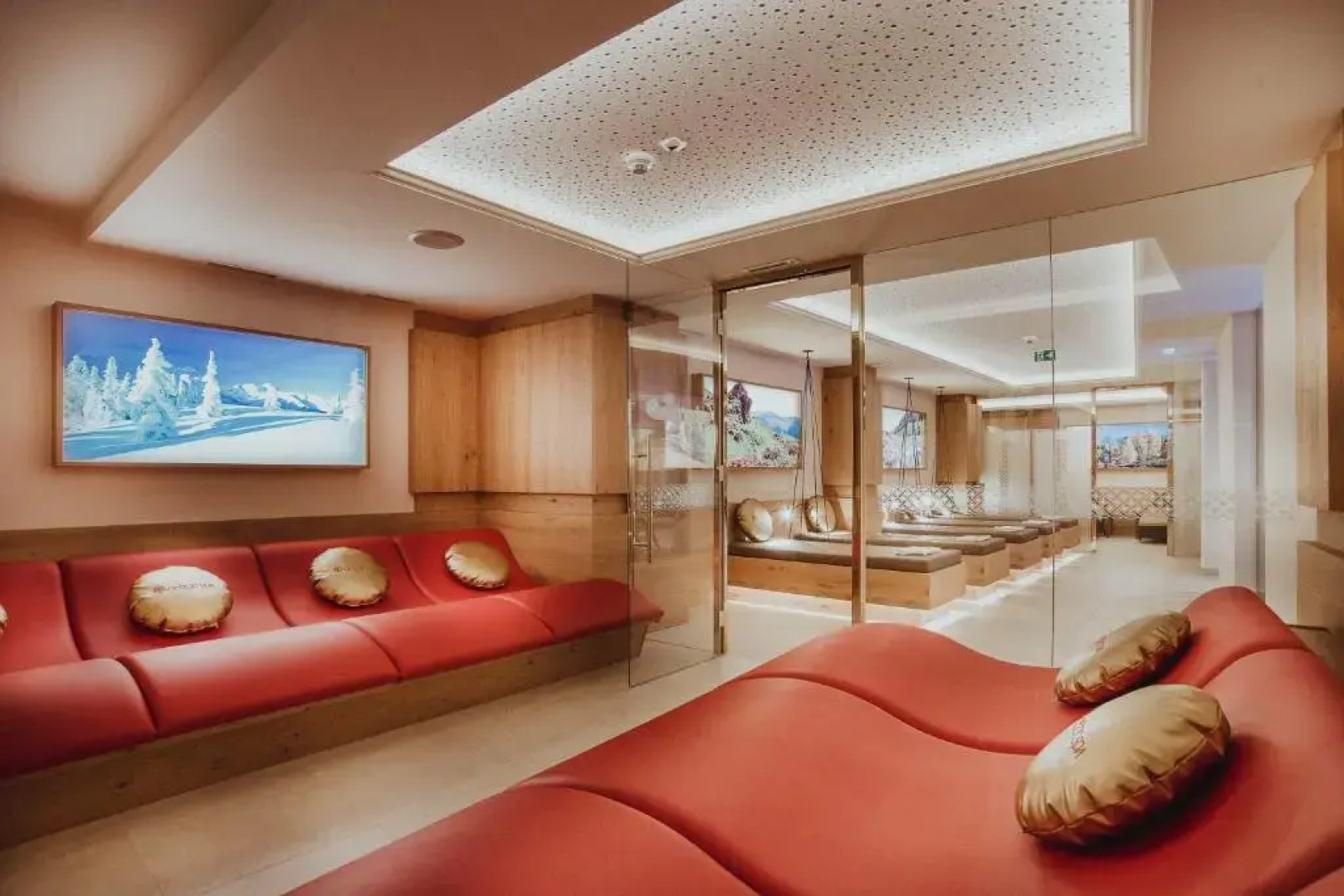 Appartement Hotel Panorama-im Bademantel direkt in die Alpentherme