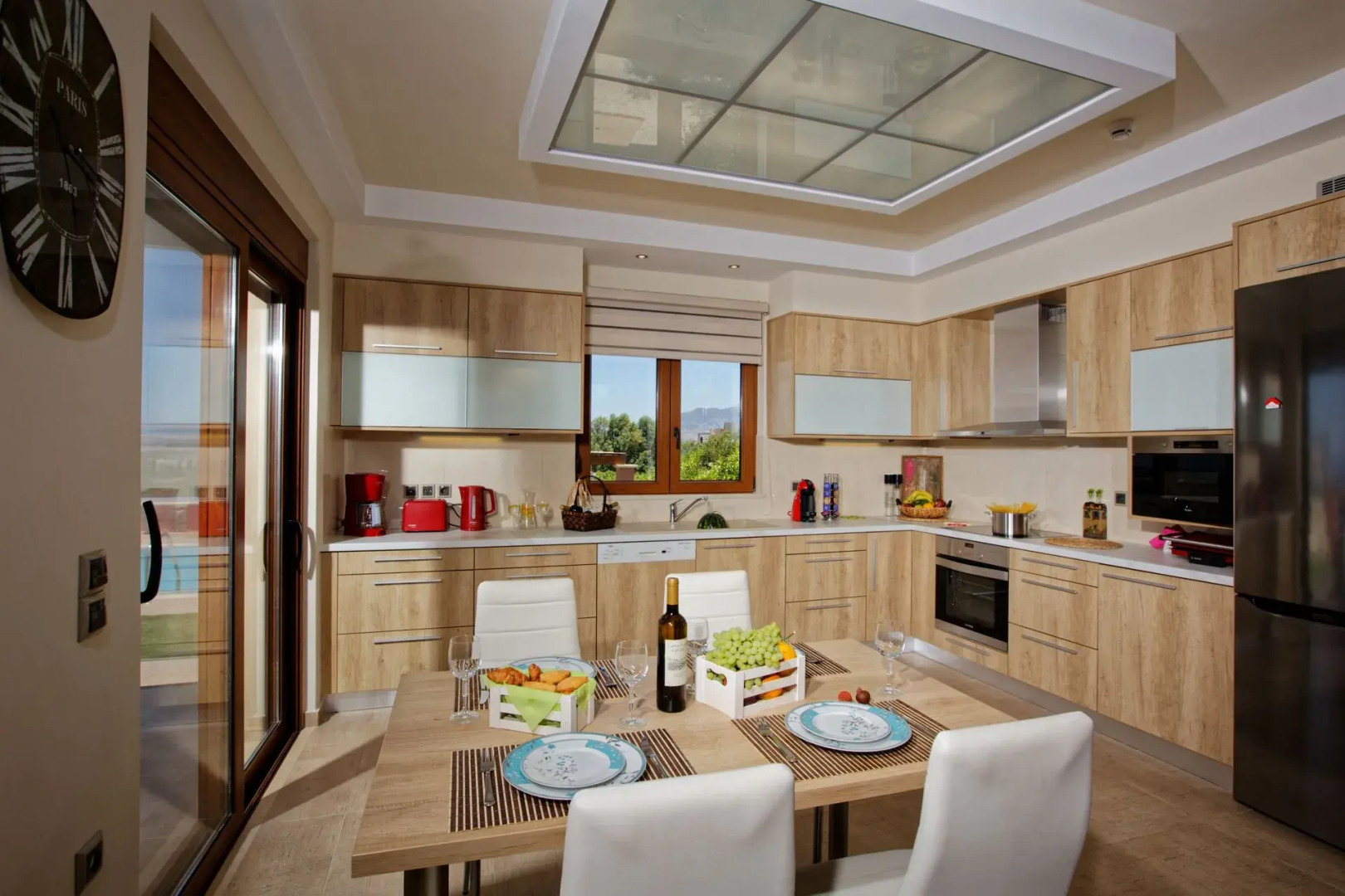 Cretan Vineyard Hill Villa Private Pool, Panoramic View, Beautiful Vineyard