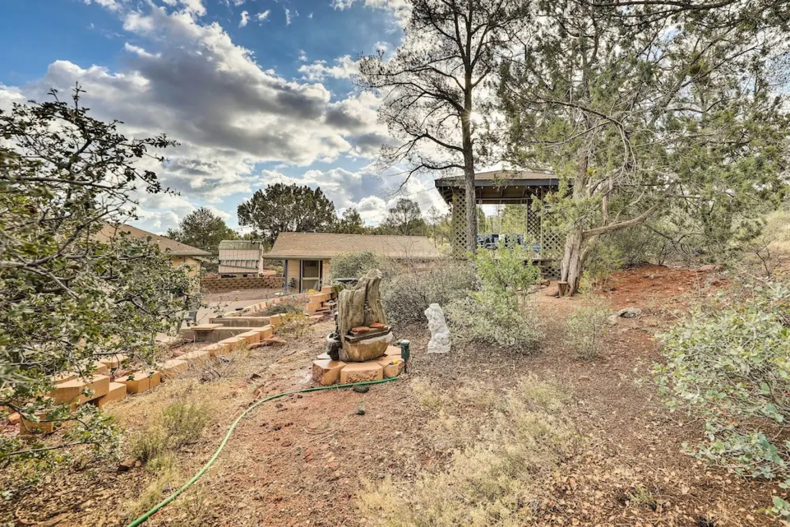 Gazebo & Fire Pit: Pet-friendly Payson Home!