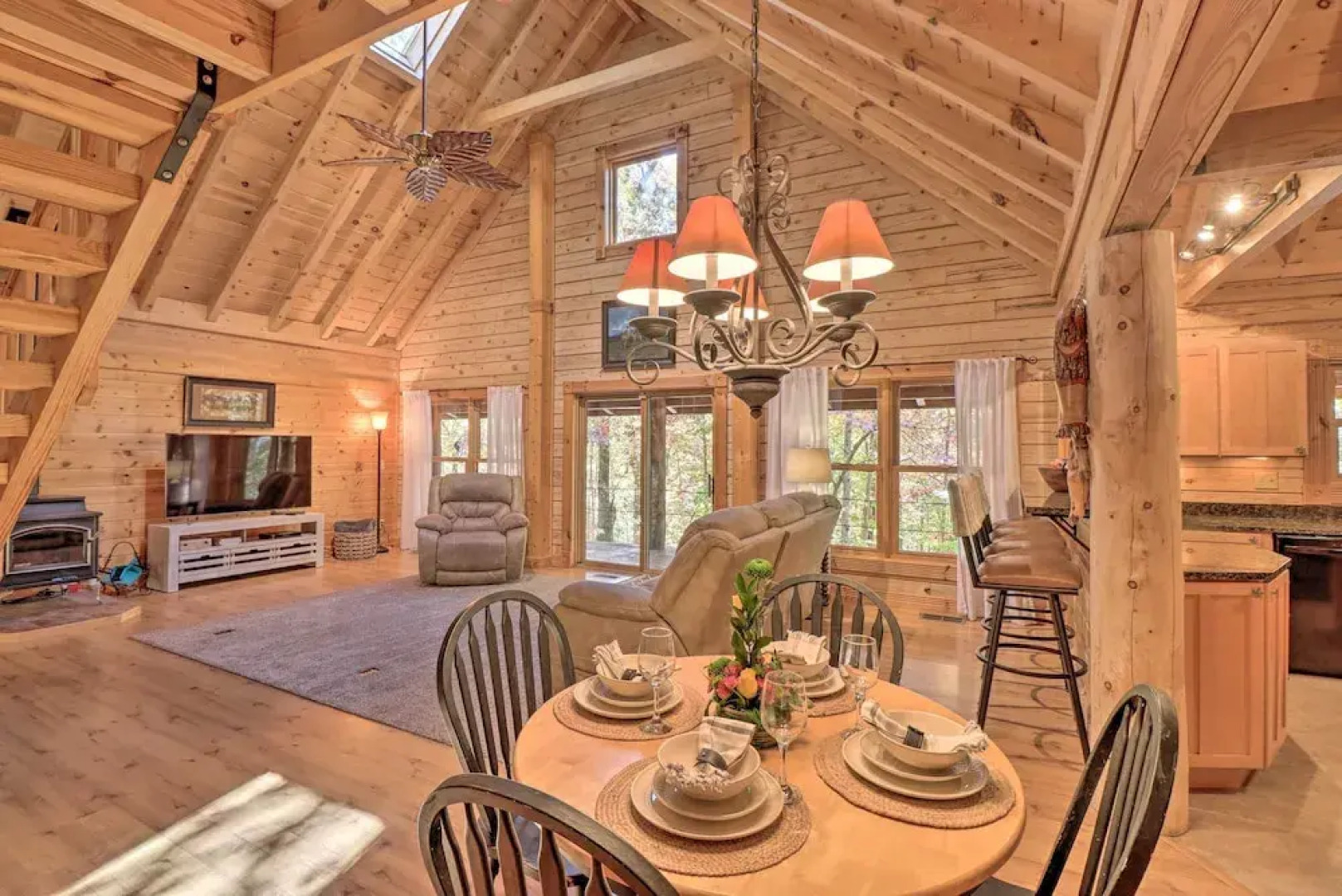 'serenity Woods' Cabin w/ Hot Tub & Fire Pit