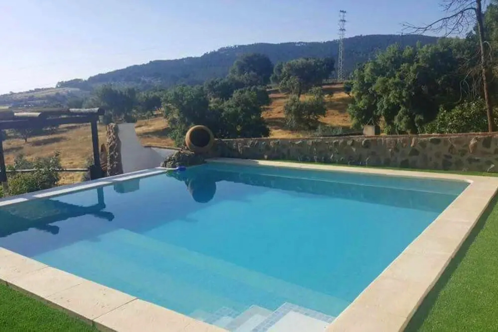 Villa With 3 Bedrooms in Monesterio, With Wonderful Mountain View, Private Pool, Enclosed Garden