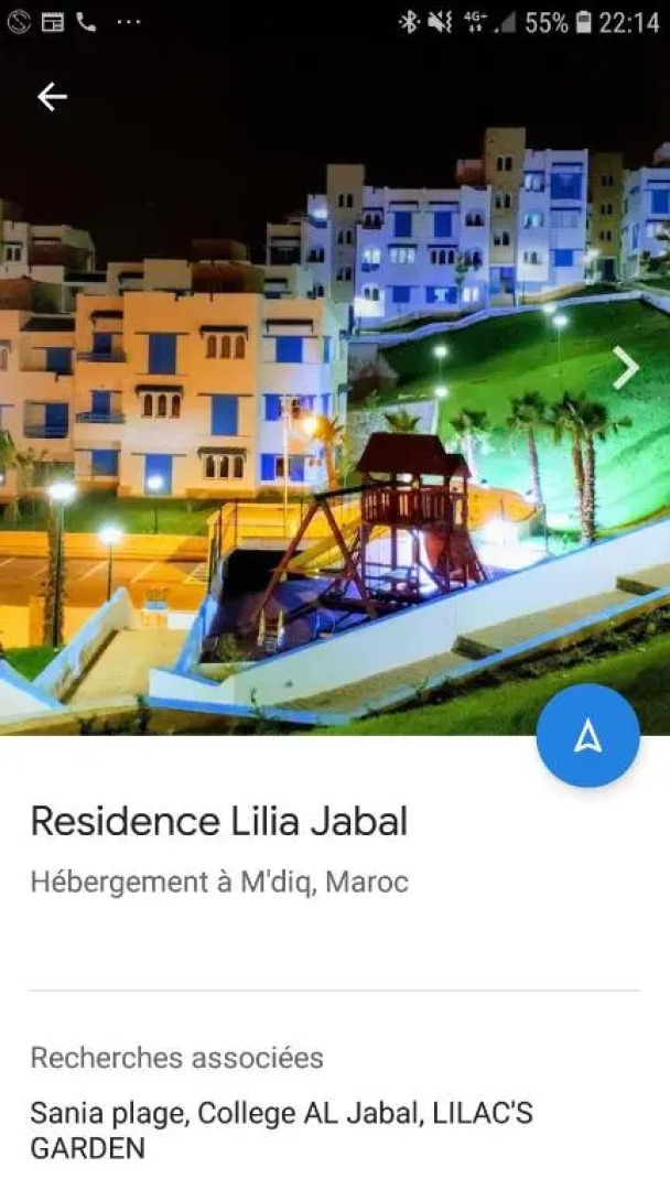 Résidence lilia jabal mdiq