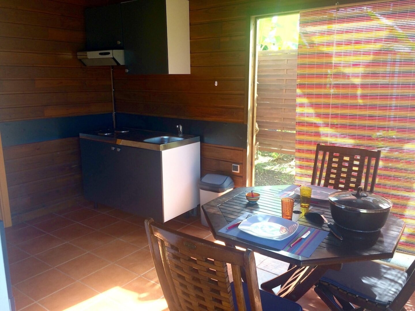 Bungalow With one Bedroom in Le Moule, With Wonderful sea View, Pool A