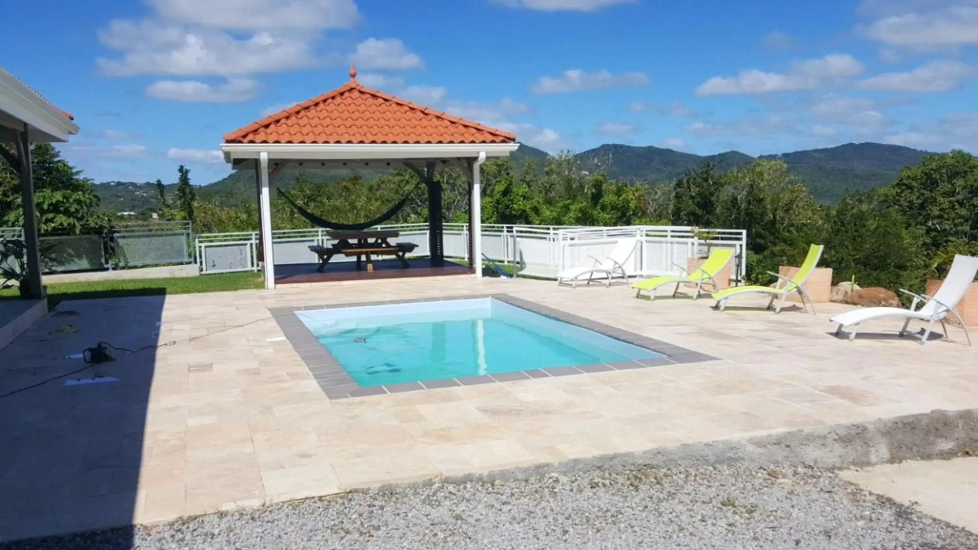 Villa de 3 chambres avec vue sur la mer piscine privee et jardin clos a Le Diamant a 3 km de la plage