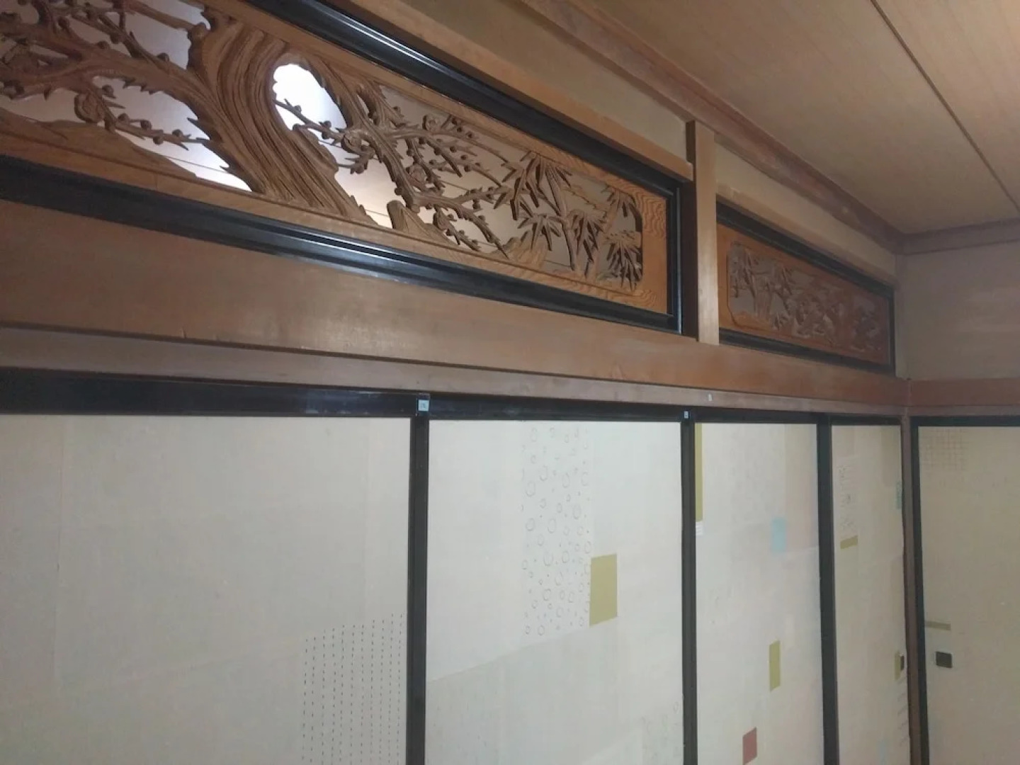 Tomo's hut in Japanese old style