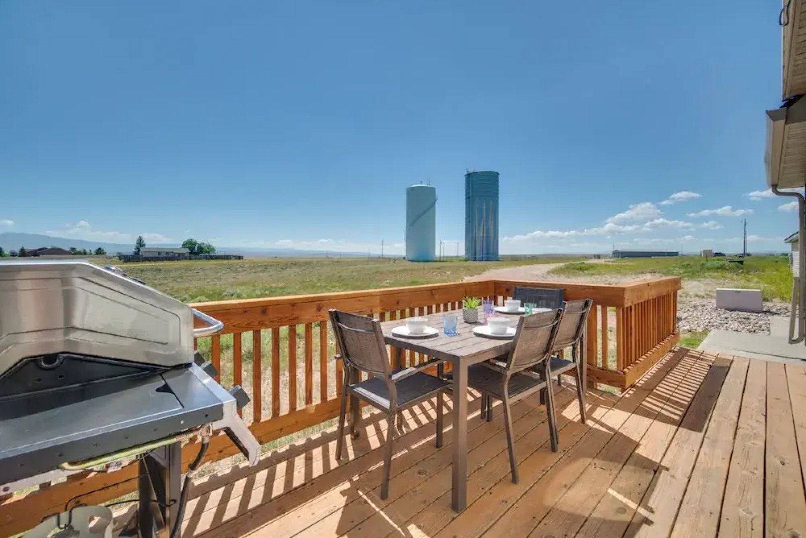 Bright Wyoming Retreat w/ Deck & Mountain Views!