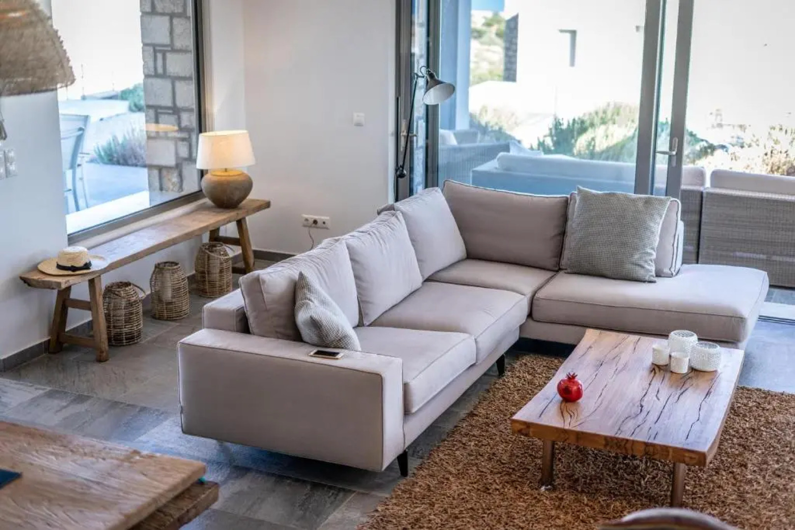 The Red Rock Villa Afandou by Rhodes4vacation