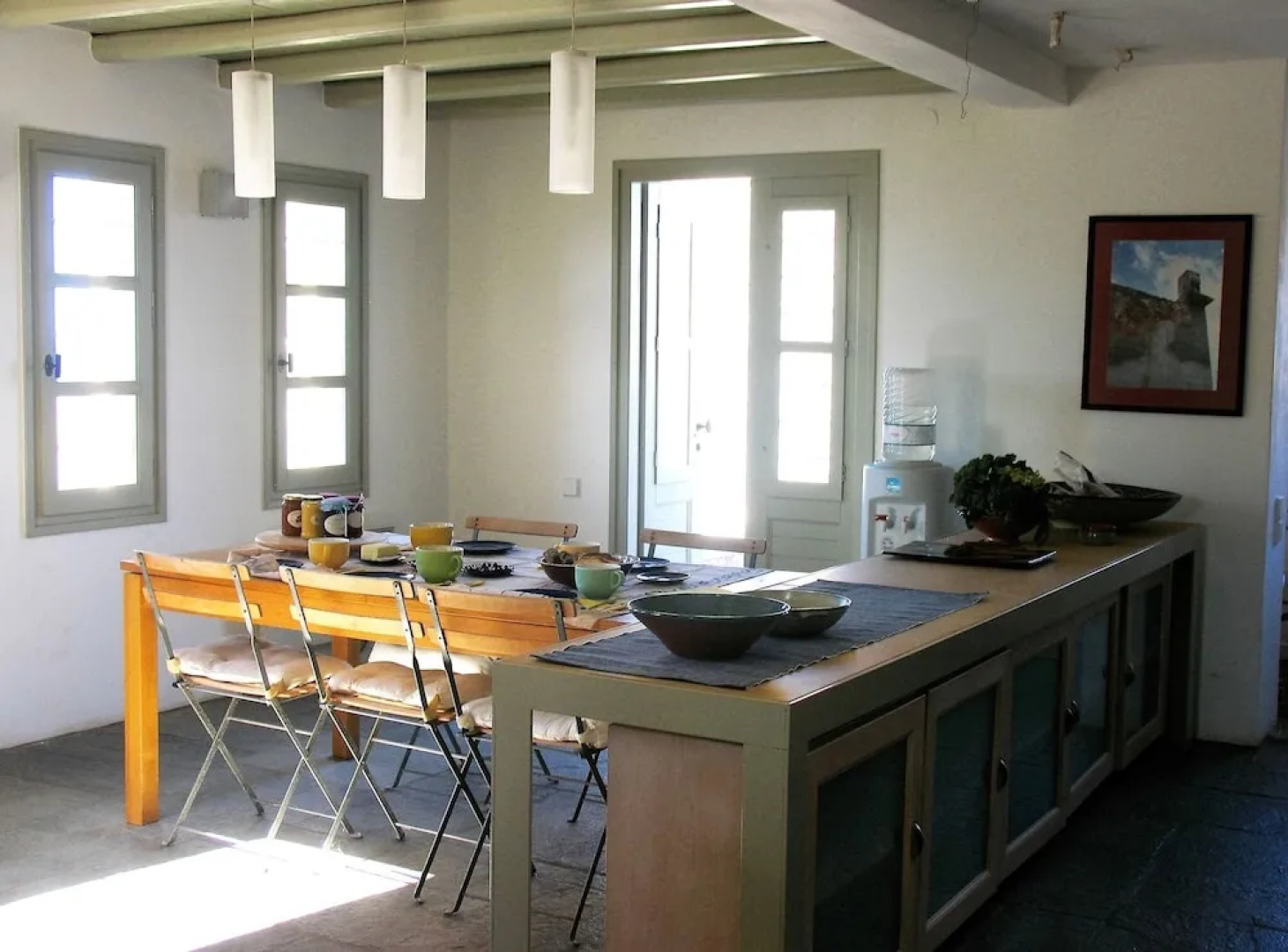 Villa With 3 Bedrooms in Cyclades, With Wonderful sea View, Private Po