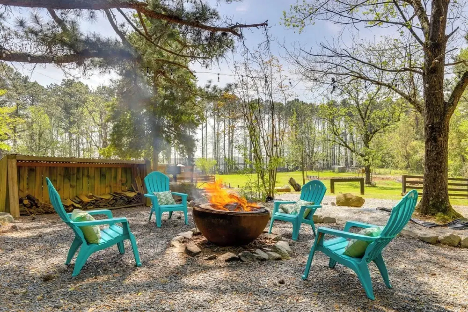 Hot Tub & Hiking Trails: Luxe Georgia Farm Retreat