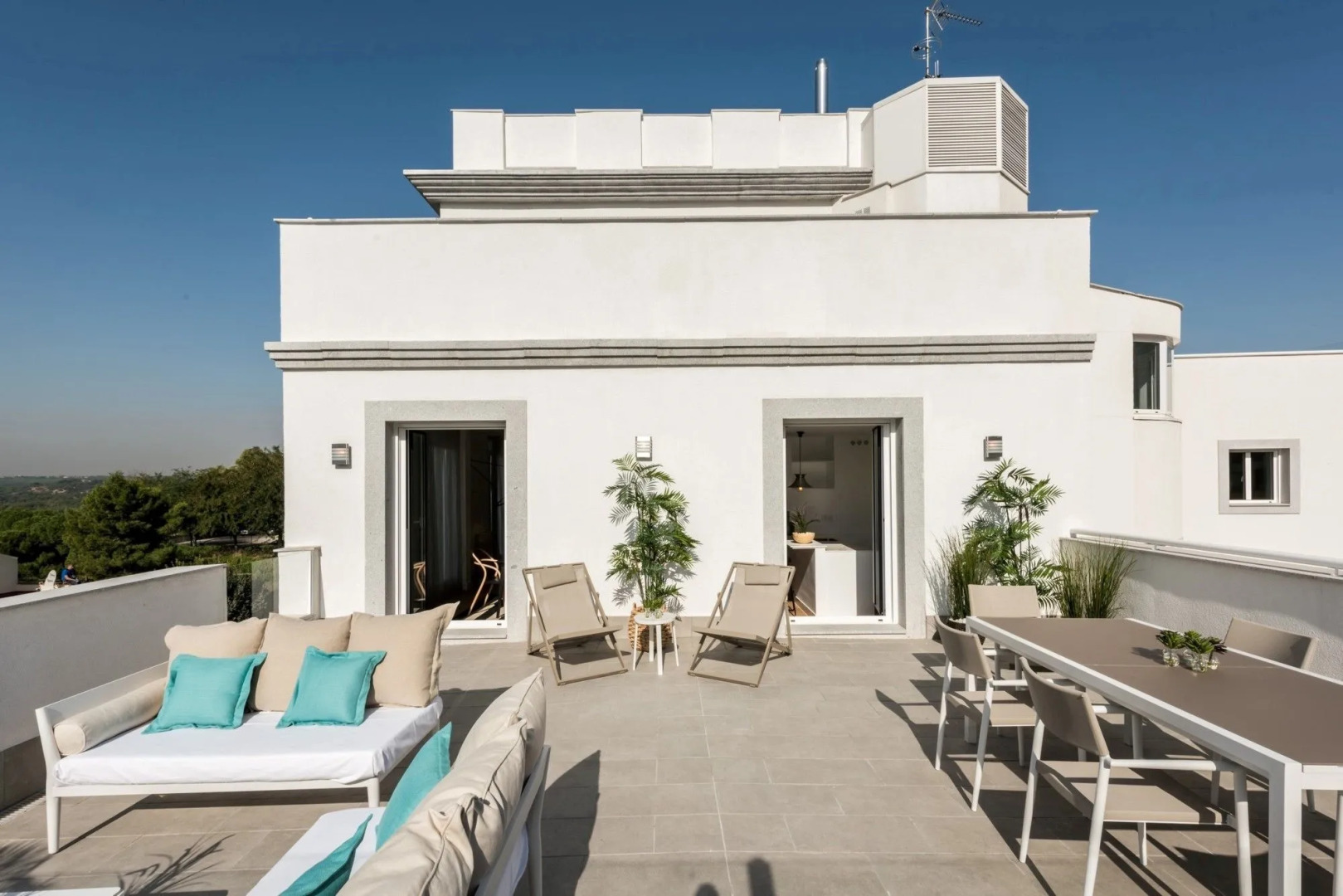 Plaza de España Skyline