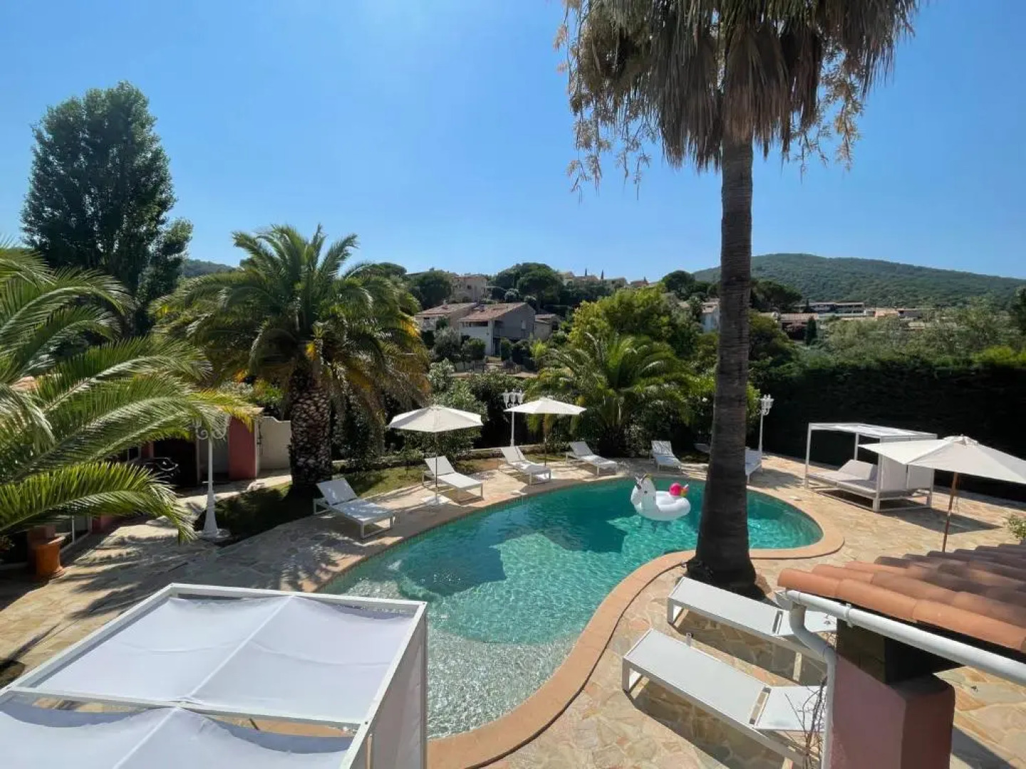 Fantastic pool villa 900m to the beach; with extravagant big garden