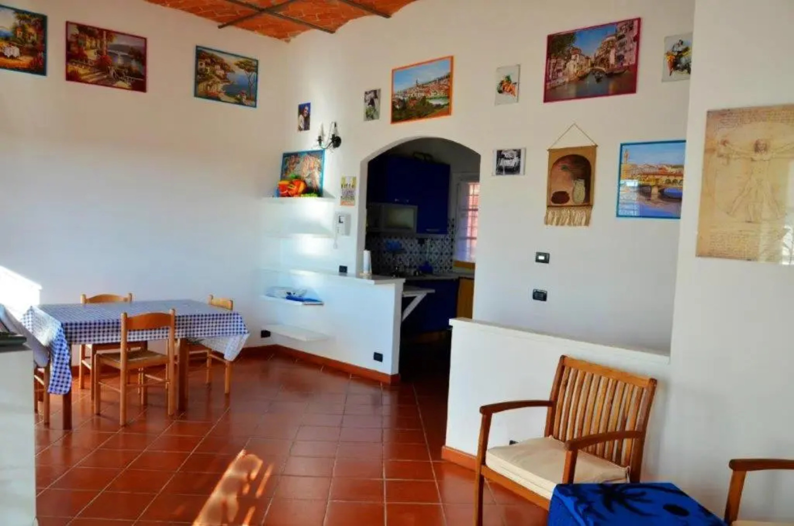 2 bedrooms appartement with sea view shared pool and enclosed garden at Borghetto melara 6 km away from the beach