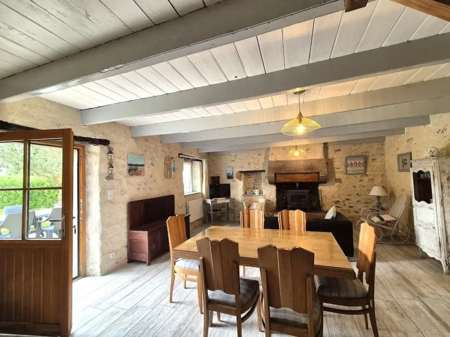 Stone House in Brittany Near Roscoff & Beaches