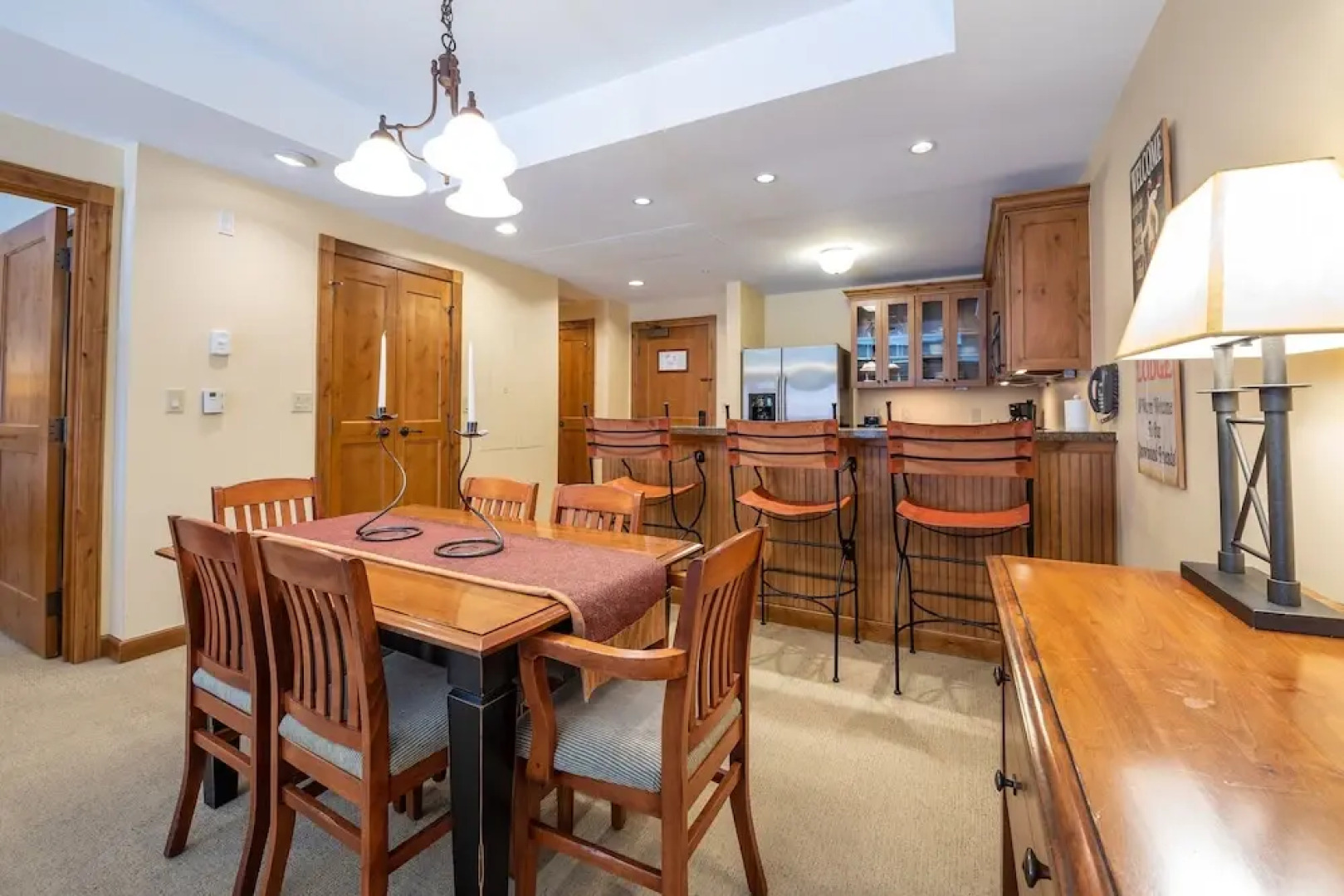 One Bedroom Condo with Large Balcony over Mountaineer Square 1 Condo - No Cleaning Fee! by RedAwning