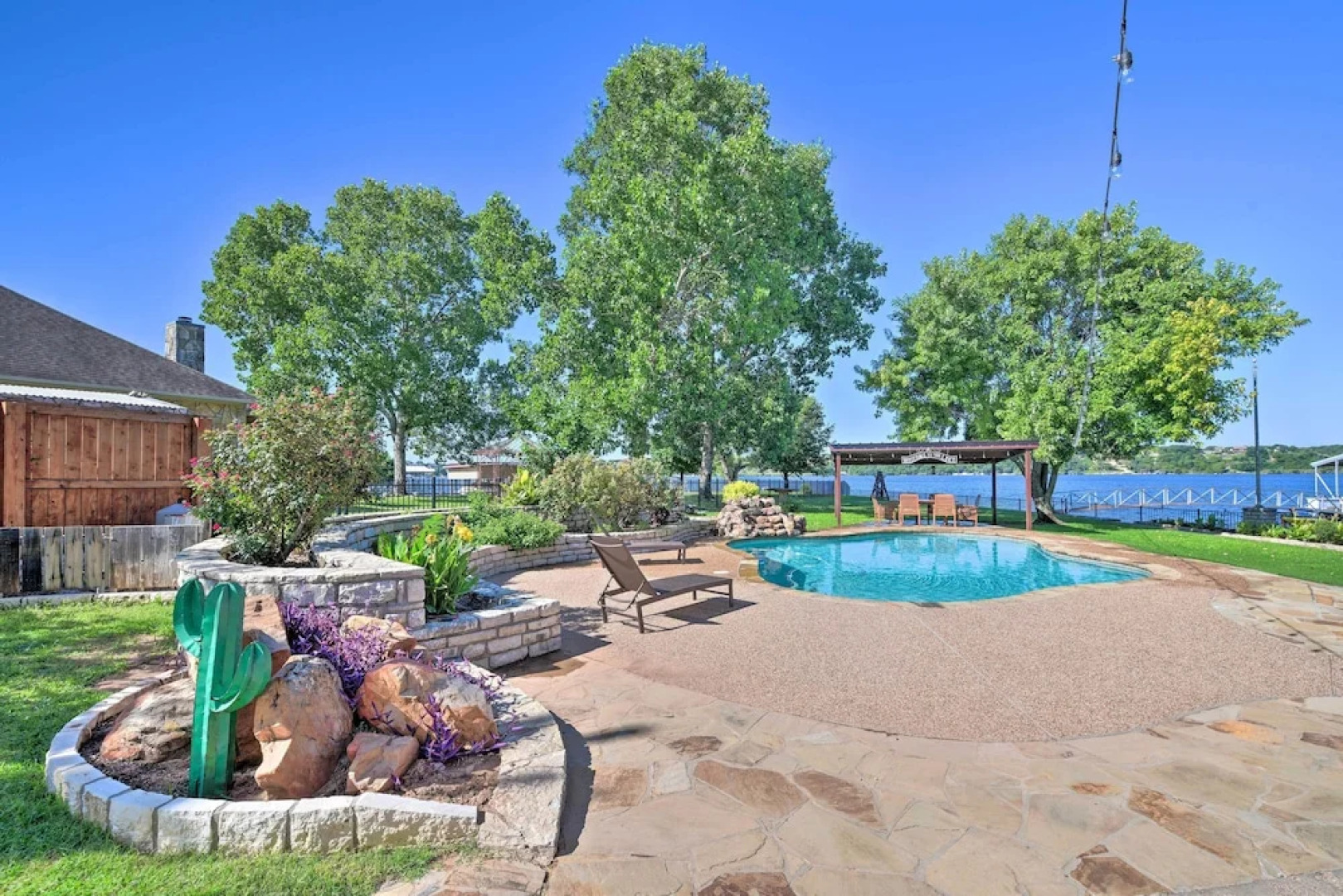 Spacious Granbury Home w/ Lakefront Outdoor Oasis!