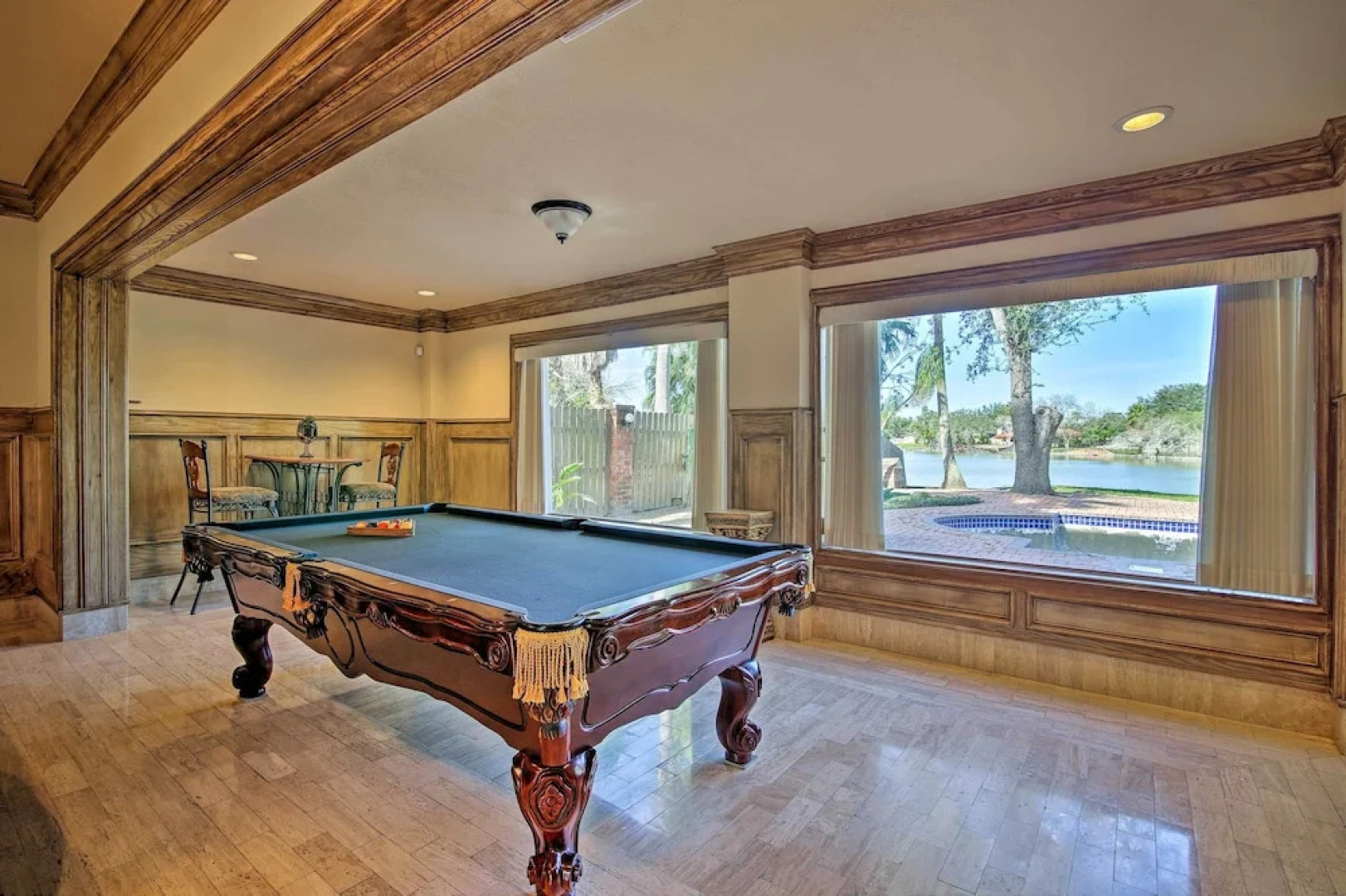 Pool & Hot Tub: Lakefront Harlingen Home