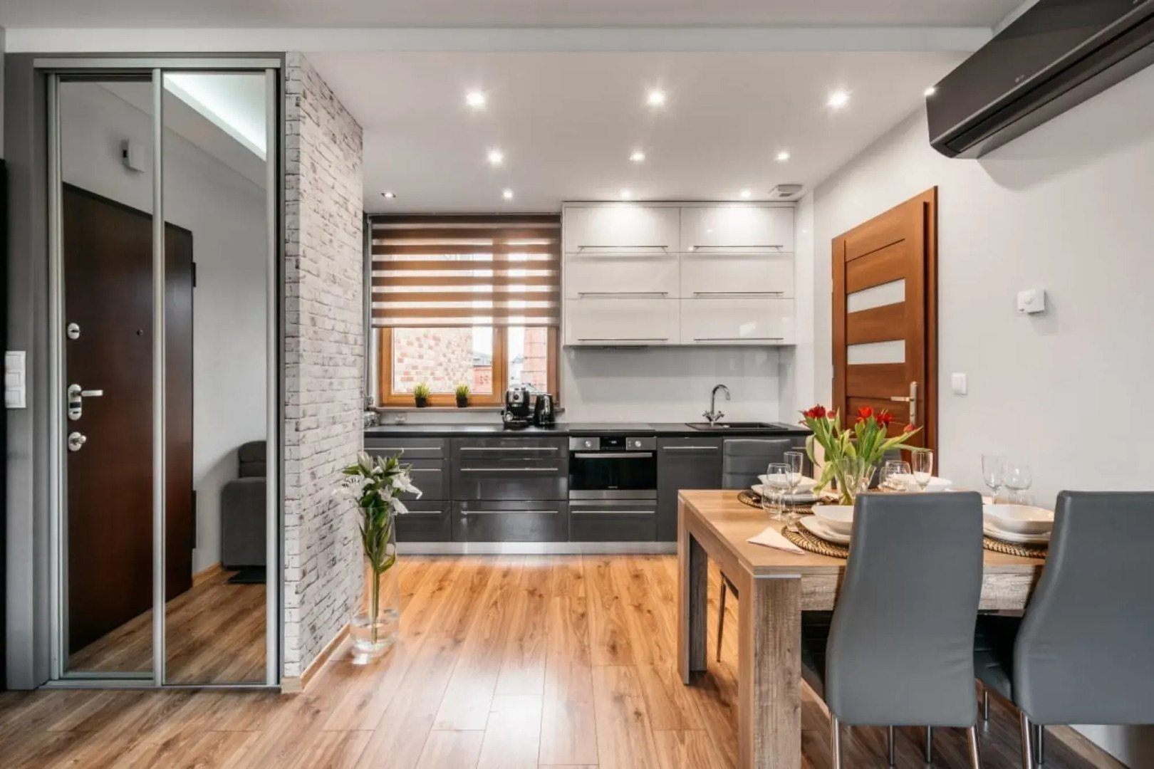 Modern and Industrial Apartment in Historic Brewery by the Old Town