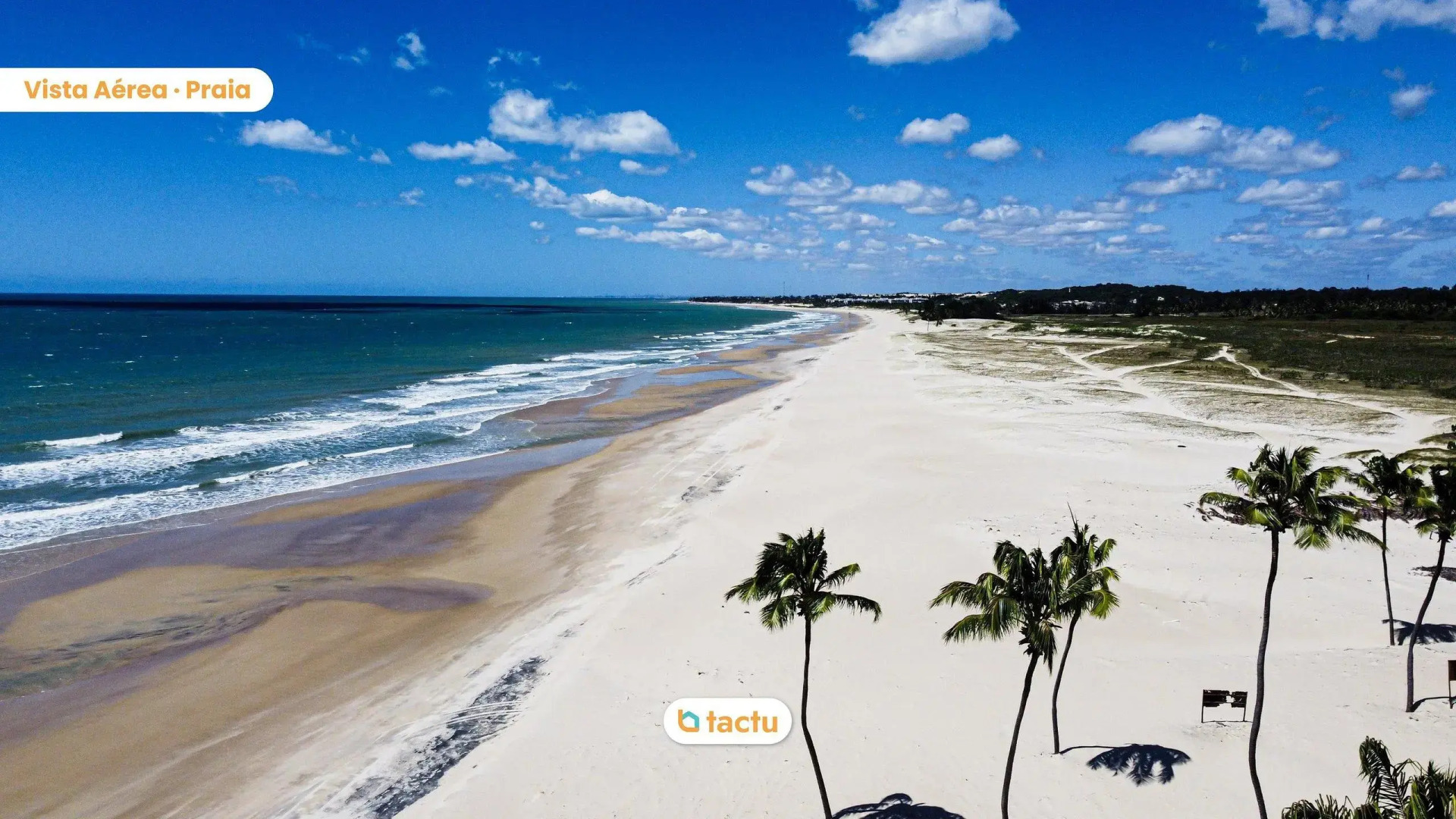 Estúdio de 39 m2 com rede na varanda no VG Sun Cumbuco por Tactu