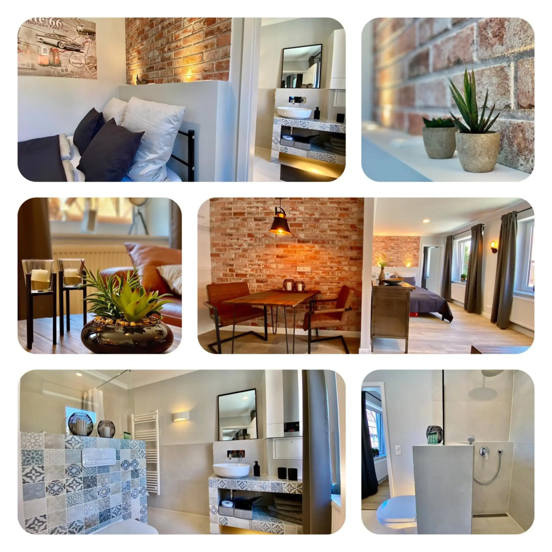 Schöne Ferienwohnungen teilweise mit Dachterrasse im Herzen von Itzehoe