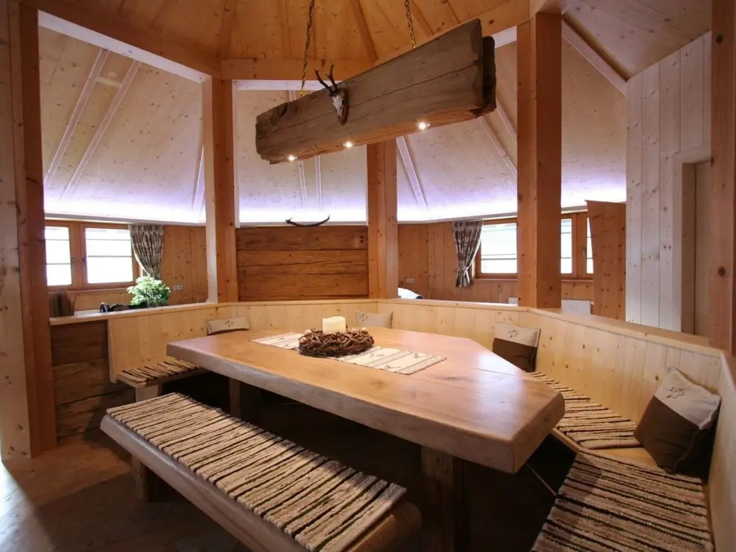 Wooden Chalet in Itter With Sauna