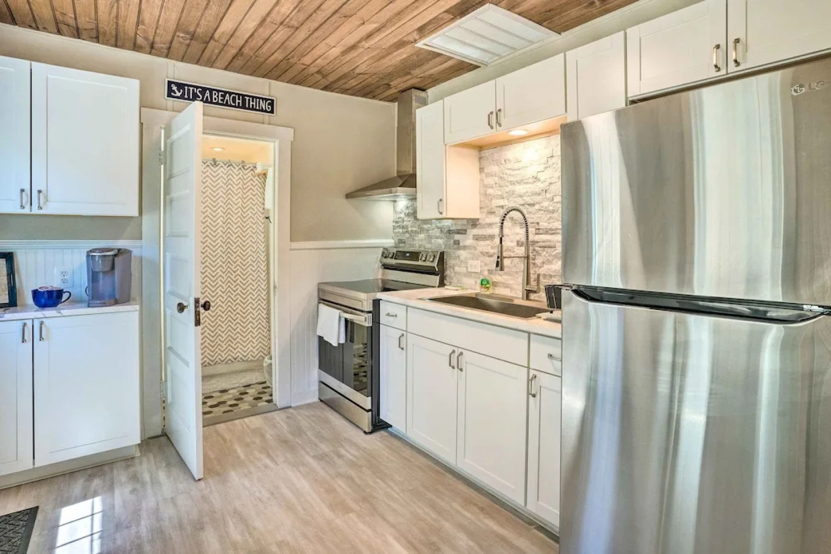 Chic Cottage w/ Private Yard: Steps to Beach!