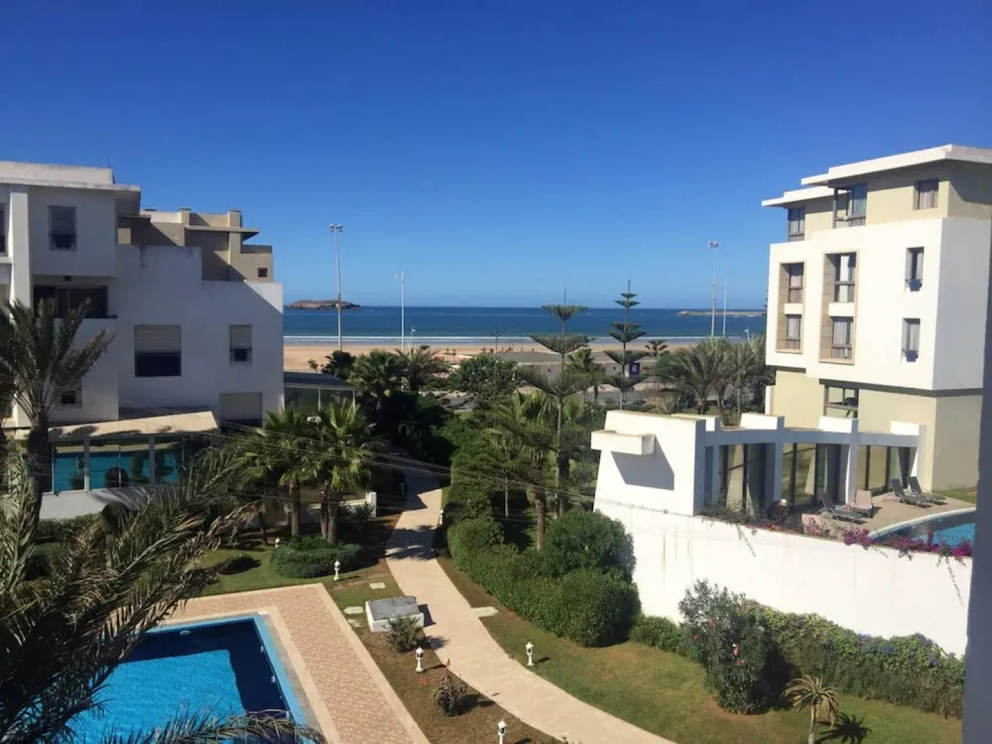 Apartment With one Bedroom in Essaouira, With Wonderful sea View, Shared Pool, Furnished Terrace - Near the Beach