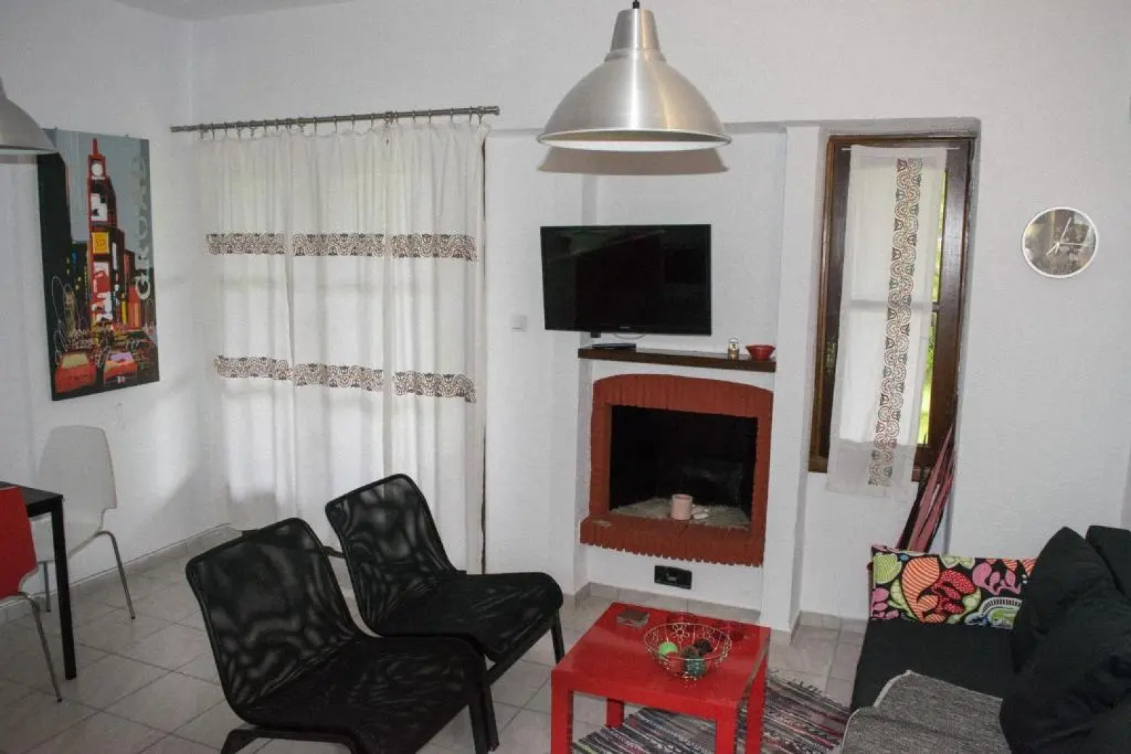 "The red kitchen" family house at kalyves