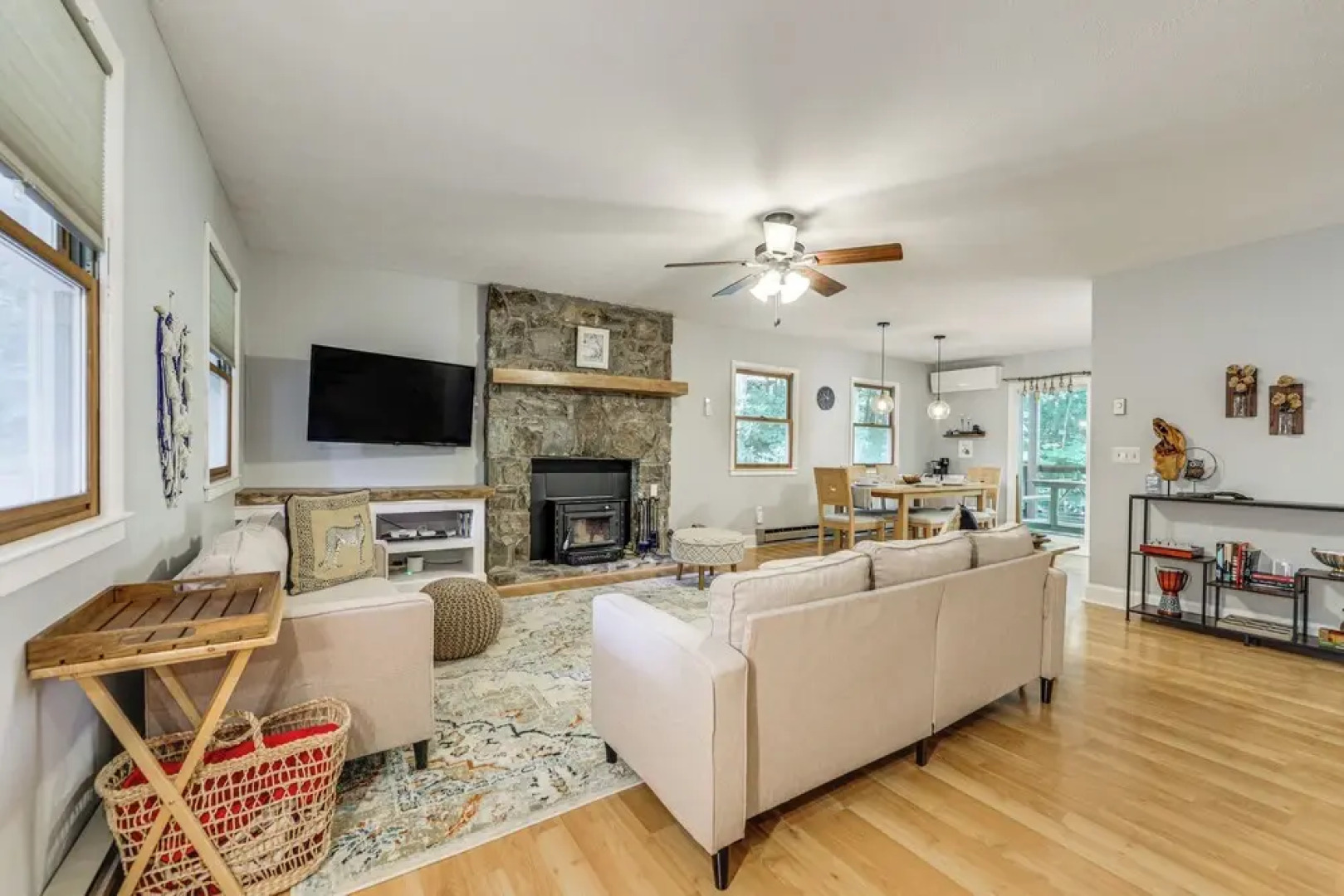 Maggie Valley Cottage w/ Hot Tub & Creek View!