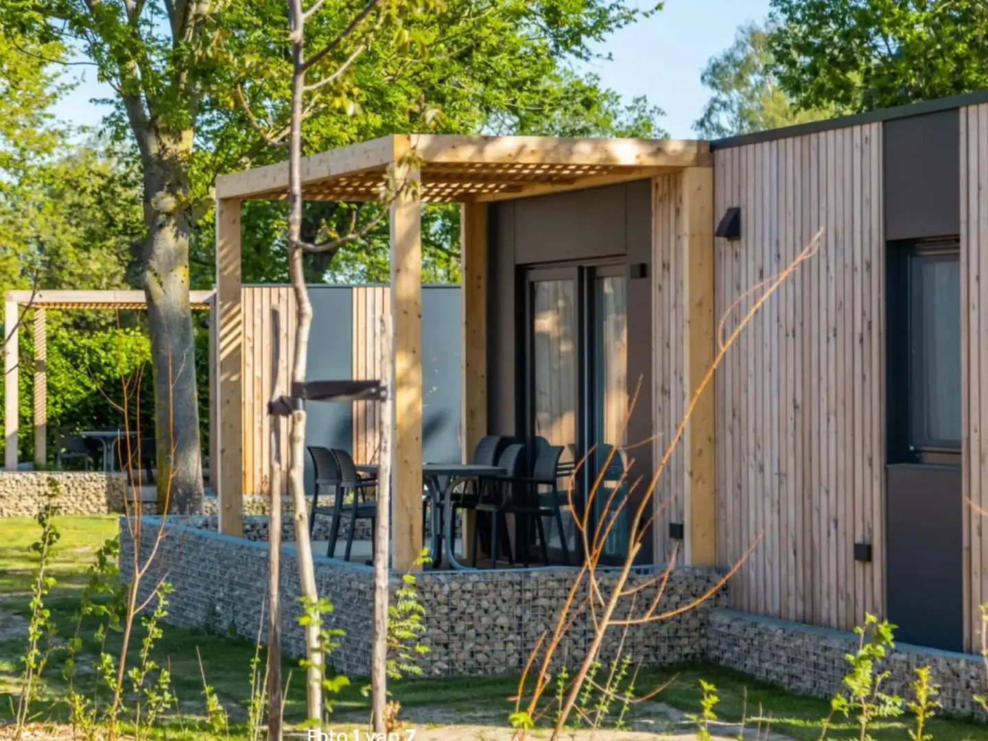 Comfortable chalet with airco, in a holiday park, in a natural environment