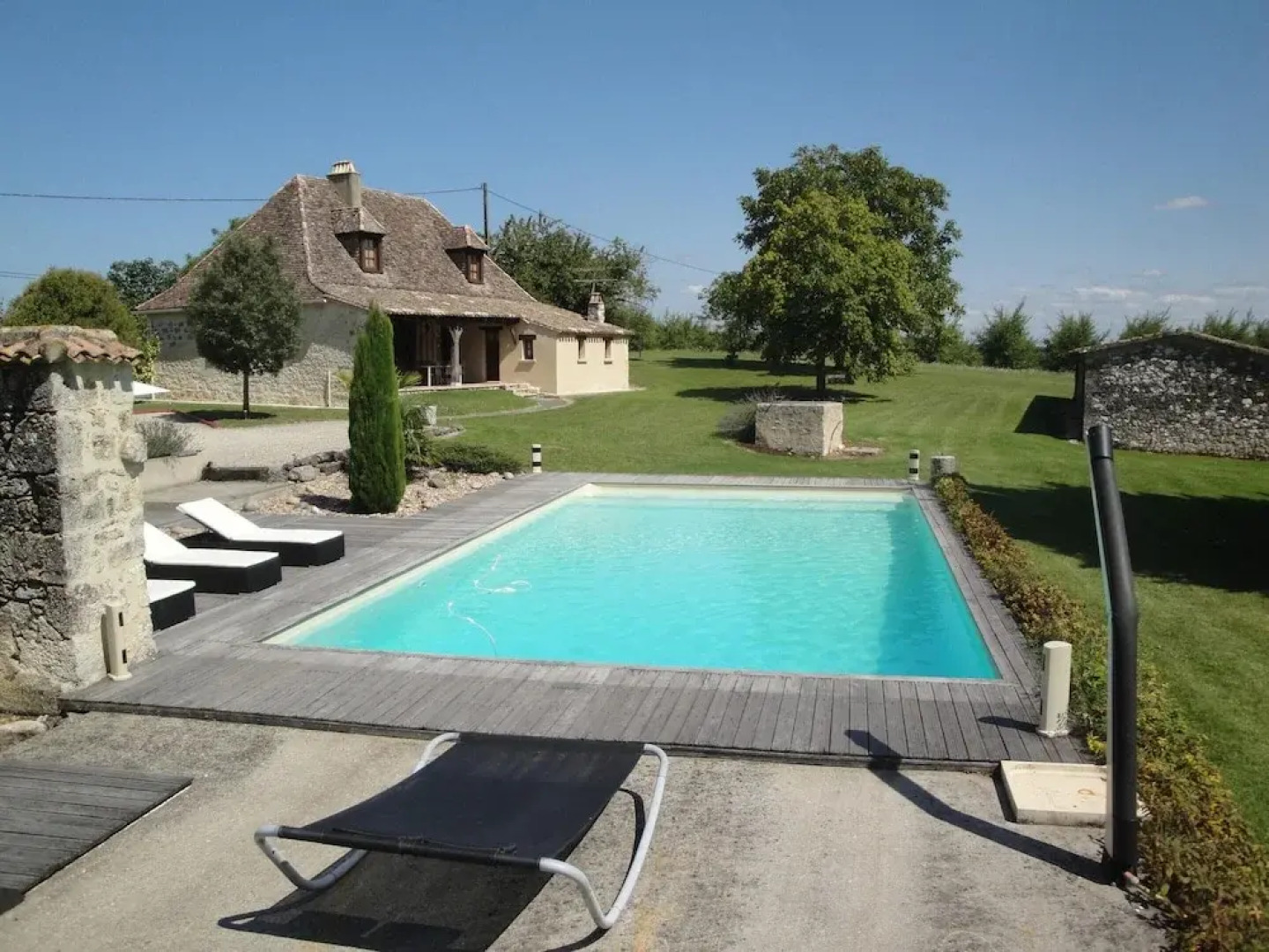 Villa With 3 Bedrooms in Beaumontois en Perigord, With Private Pool, Enclosed Garden and Wifi