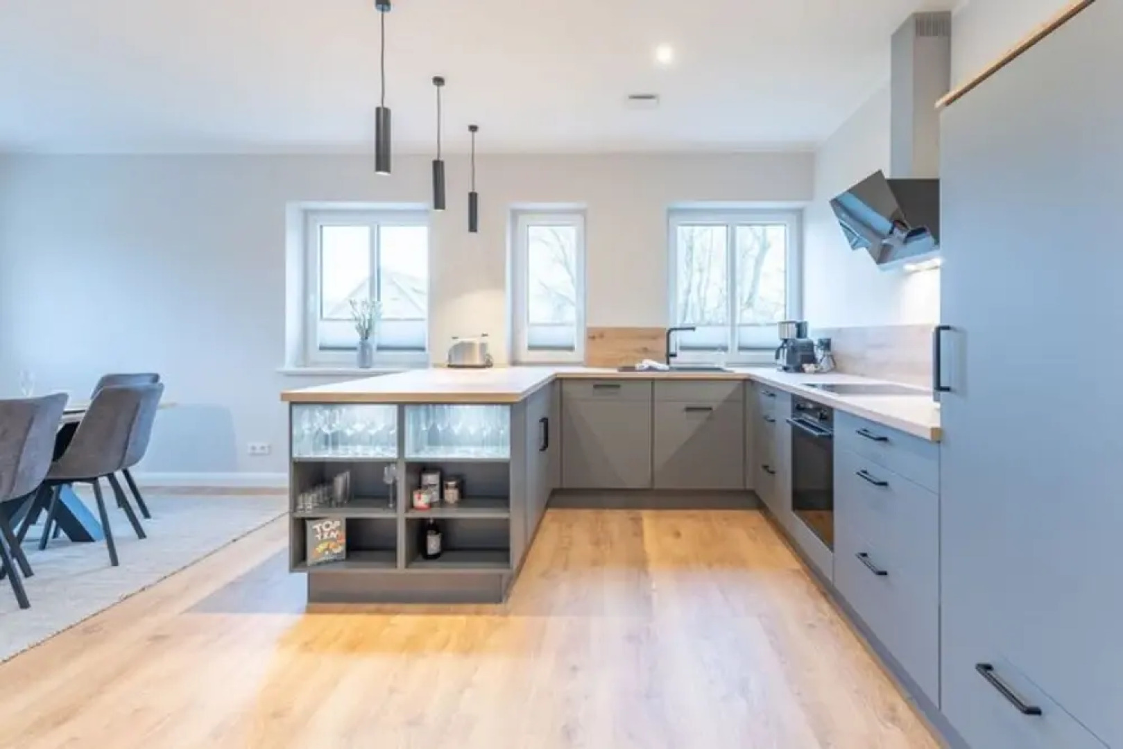 Moderne Doppelhaushalfte in Niebull