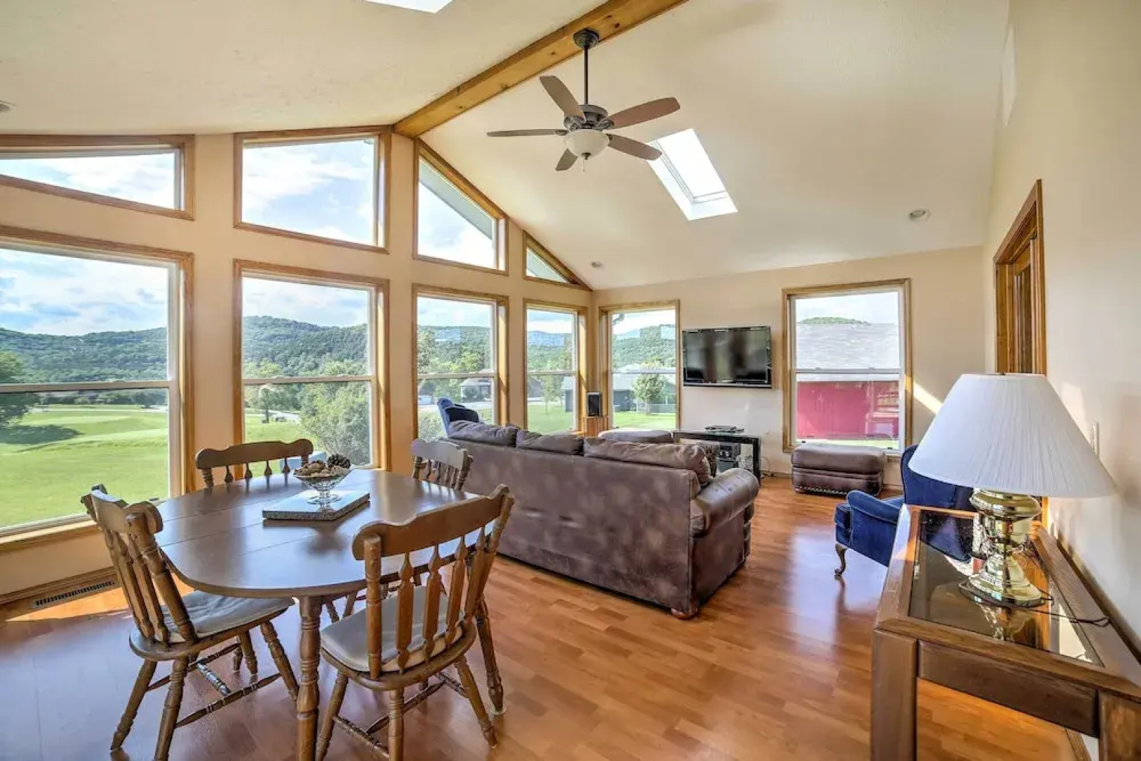 Holiday Island Home w/ Patio + Golf Course View!