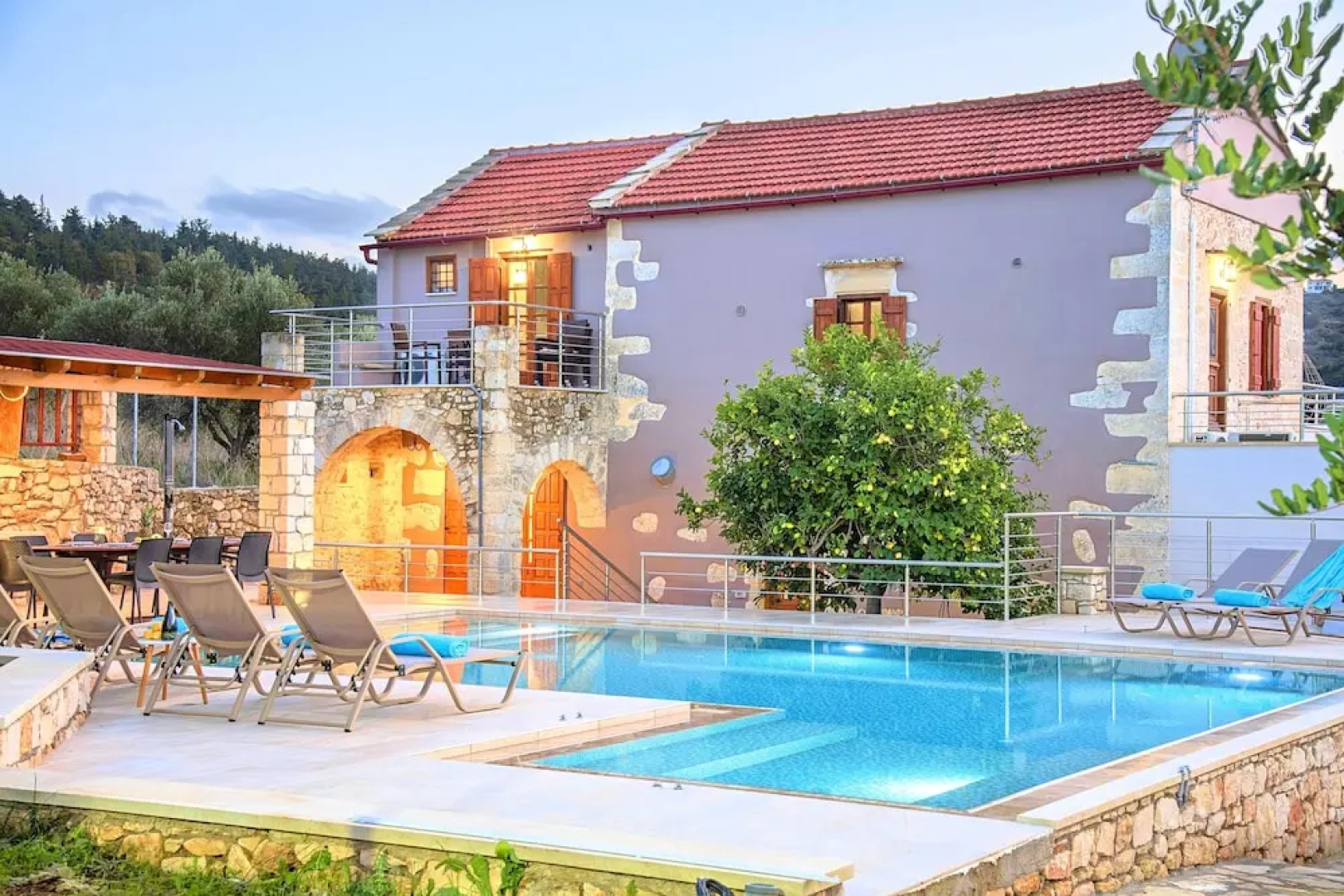 Cretan Lux Villa Heated Pool