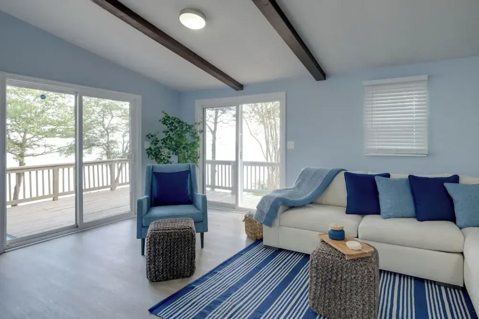 Sunrise Views: Waterfront Lusby Home w/ Deck!