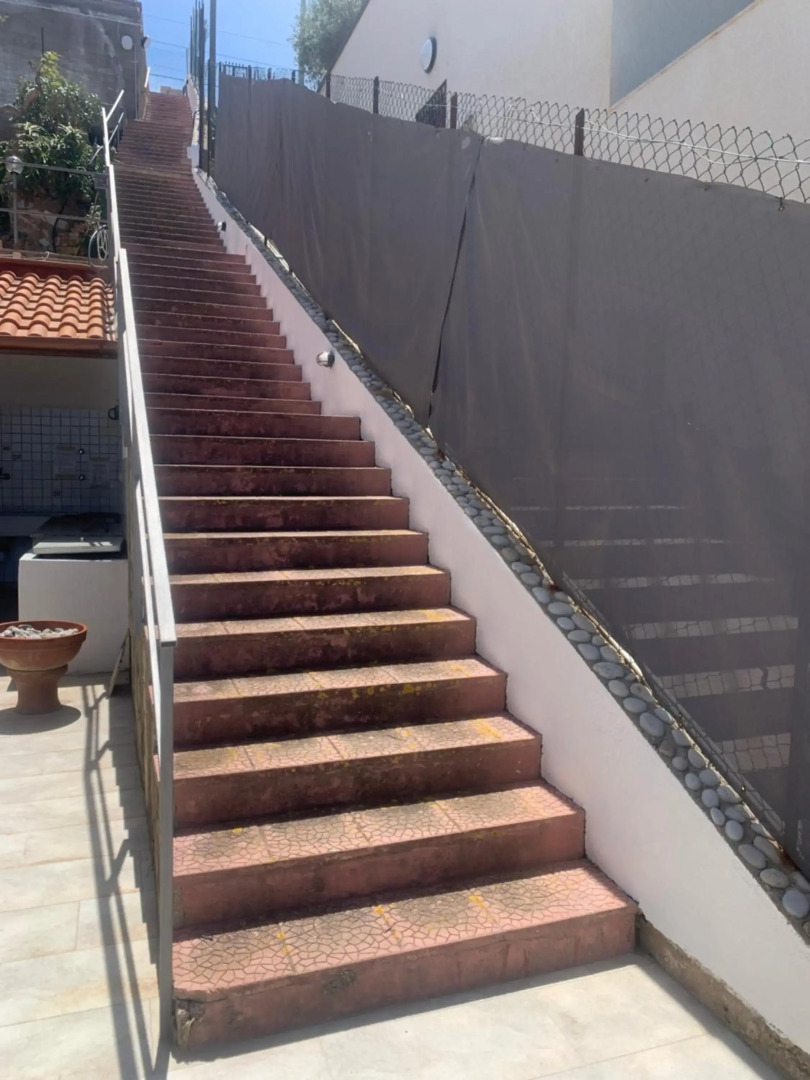 Sfondo Blu Villa sul mare